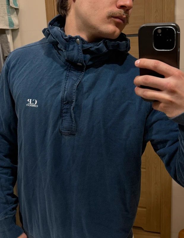 C.P. Company Vintage C.P. Company Hoodie / Sweatshirt – Navy Blue Size US L / EU 52-54 / 3 - 3 Thumbnail
