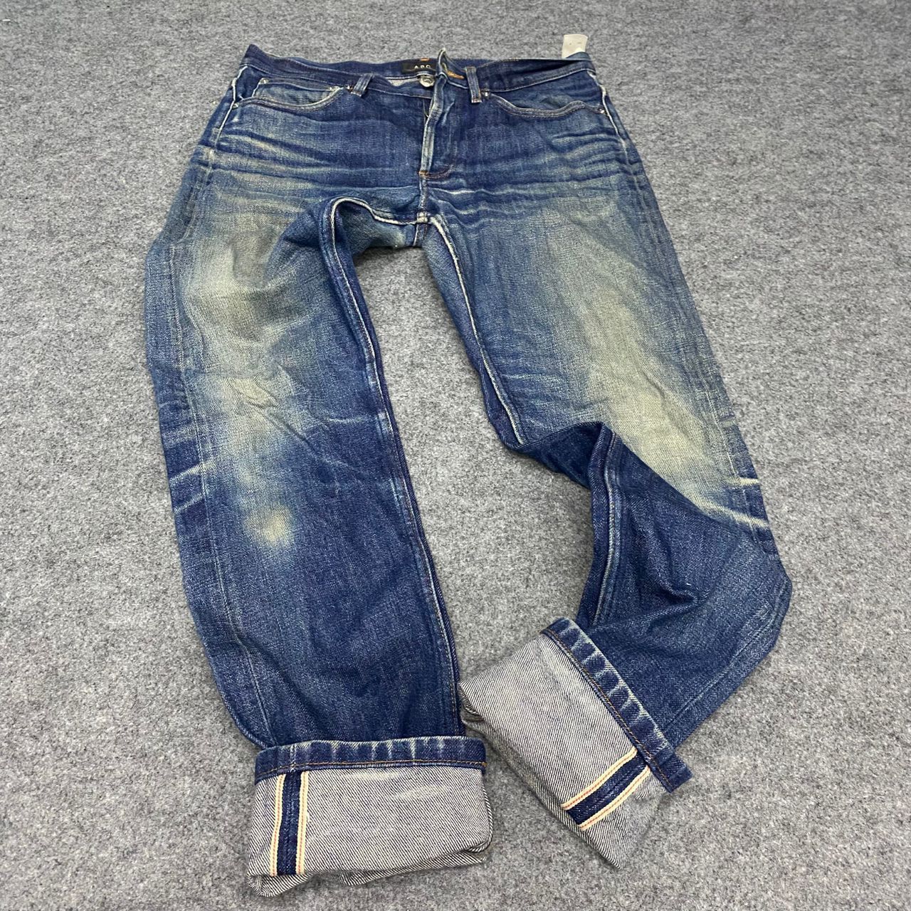 A.P.C. 💥Best Offer💥Vintage APC Selvegde Redline Distressed Denim Size US 31 - 11 Thumbnail