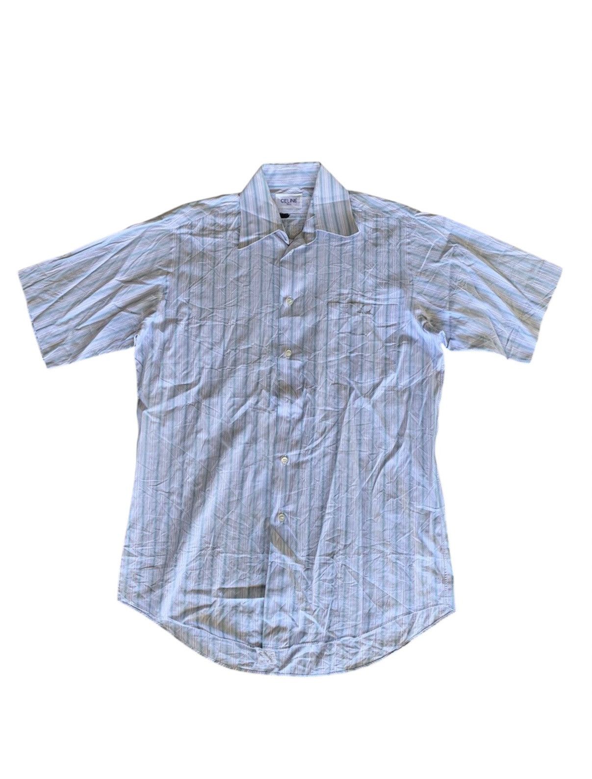 Celine Vintage celine shirt Size US XL / EU 56 / 4 - 1 Thumbnail