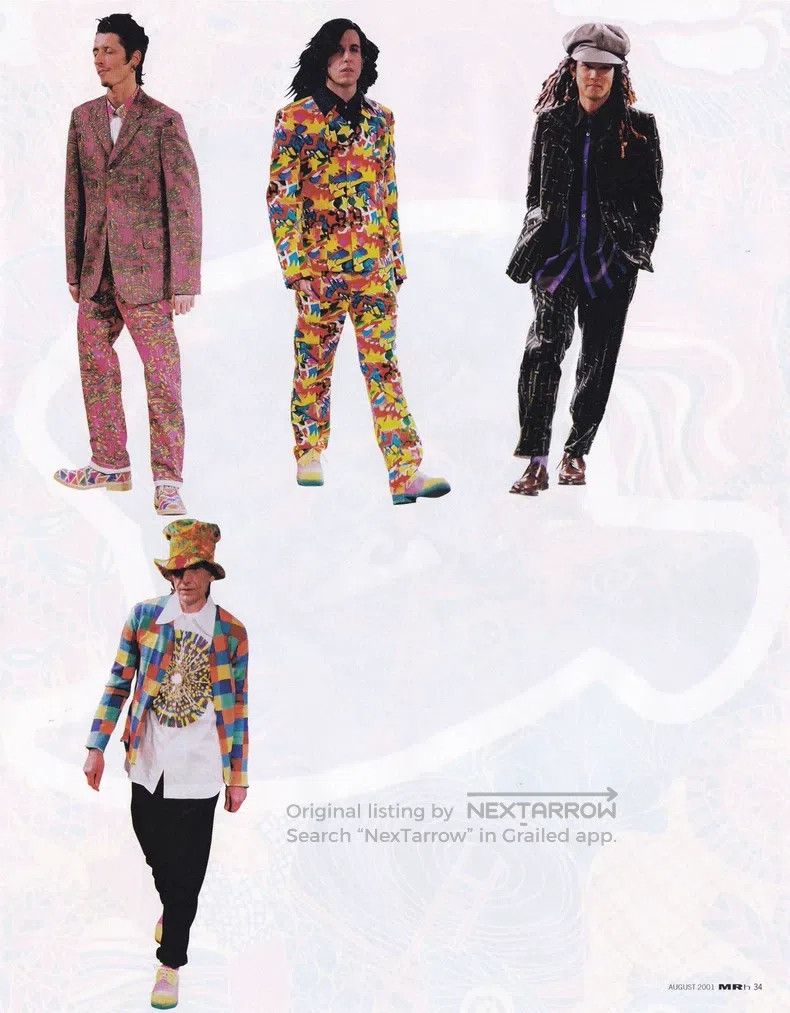 Comme des Garcons Comme Des Garcons Iridescent Patterned Blazer Size US M / EU 48-50 / 2 - 3 Thumbnail