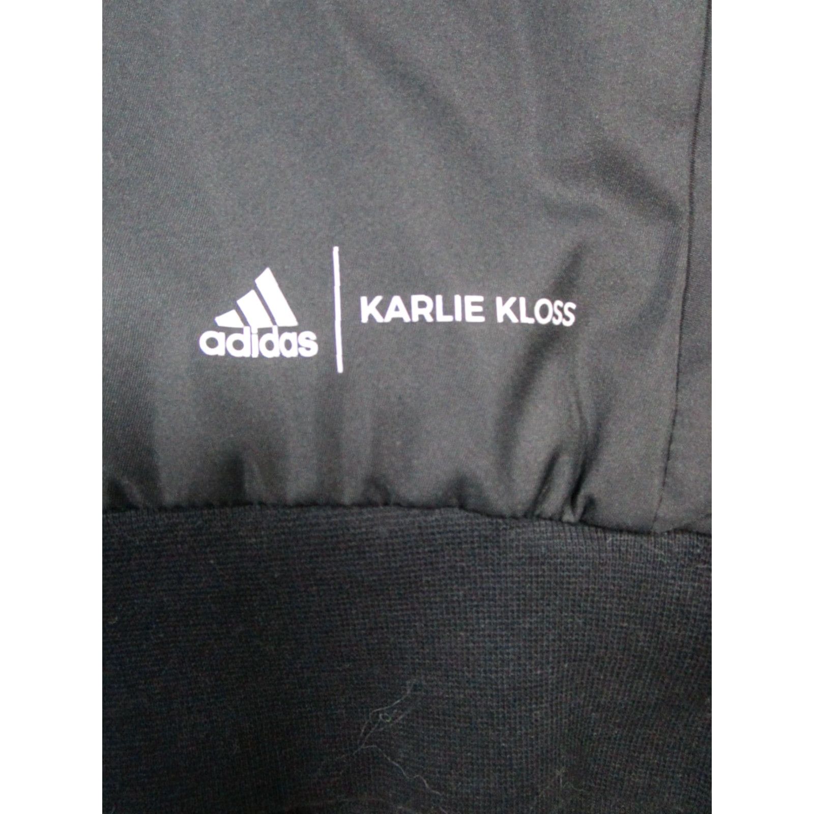 Adidas Adidas Jacket Womens Medium Black Karlie Kloss Bomber Size M / US 6-8 / IT 42-44 - 8 Thumbnail