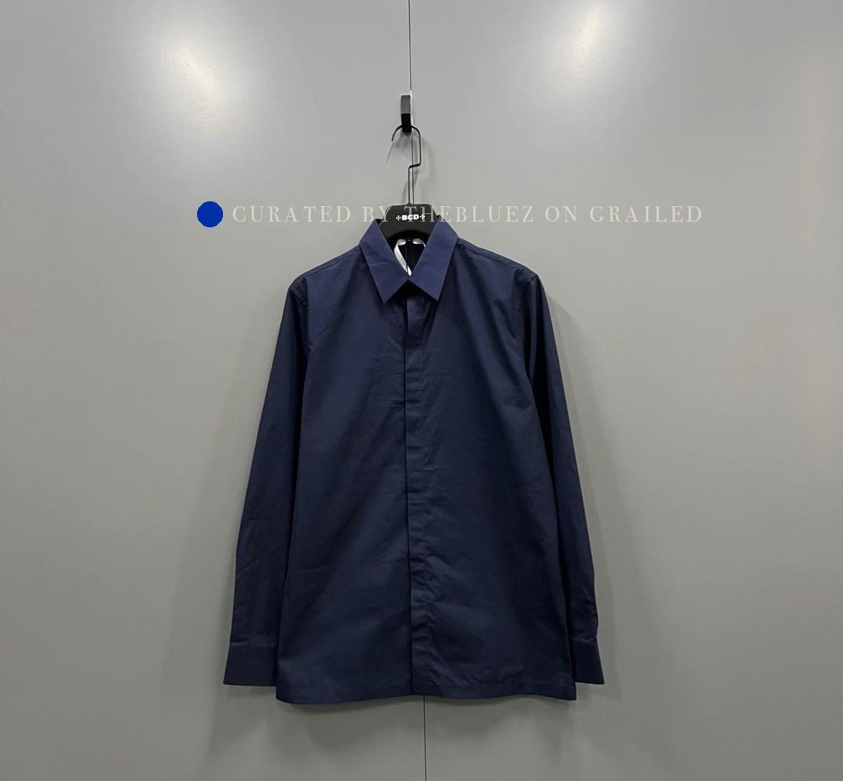 Fendi Fendi Blue Shirt with Unique Collar Design Size US XXS / EU 40 - 1 Thumbnail
