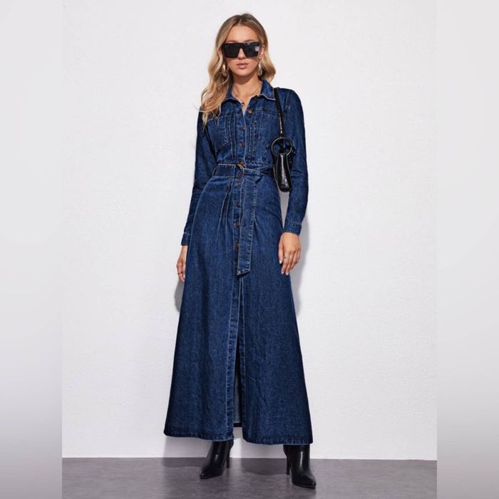 Coldwater creek denim dress sales