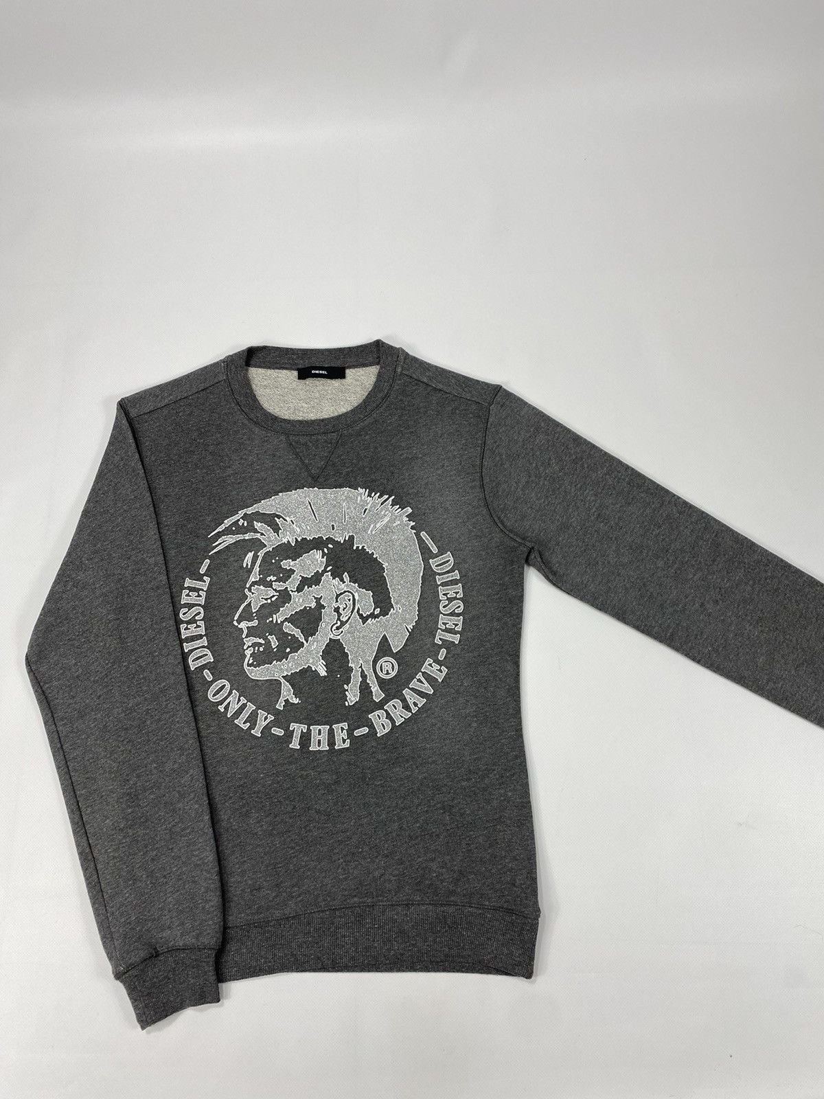 Diesel 🔥LASTDROP🔥 Diesel Shiny Logo Punk Only The Brave Sweatshirt Size US S / EU 44-46 / 1 - 4 Thumbnail