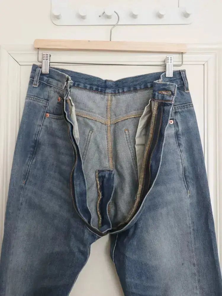 Martine Rose Sz S Martine Rose Twisted Zipped Denim-2507 Size US 28 / EU 44 - 4 Thumbnail