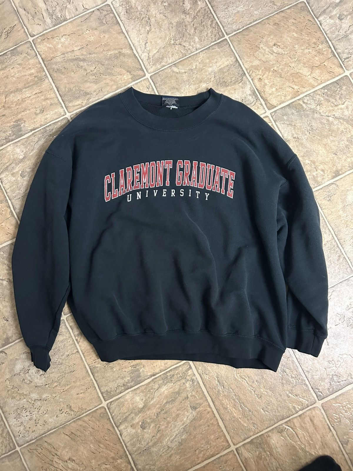 Vintage Retro XL Navy College Crewneck Size US XL / EU 56 / 4 - 2 Thumbnail