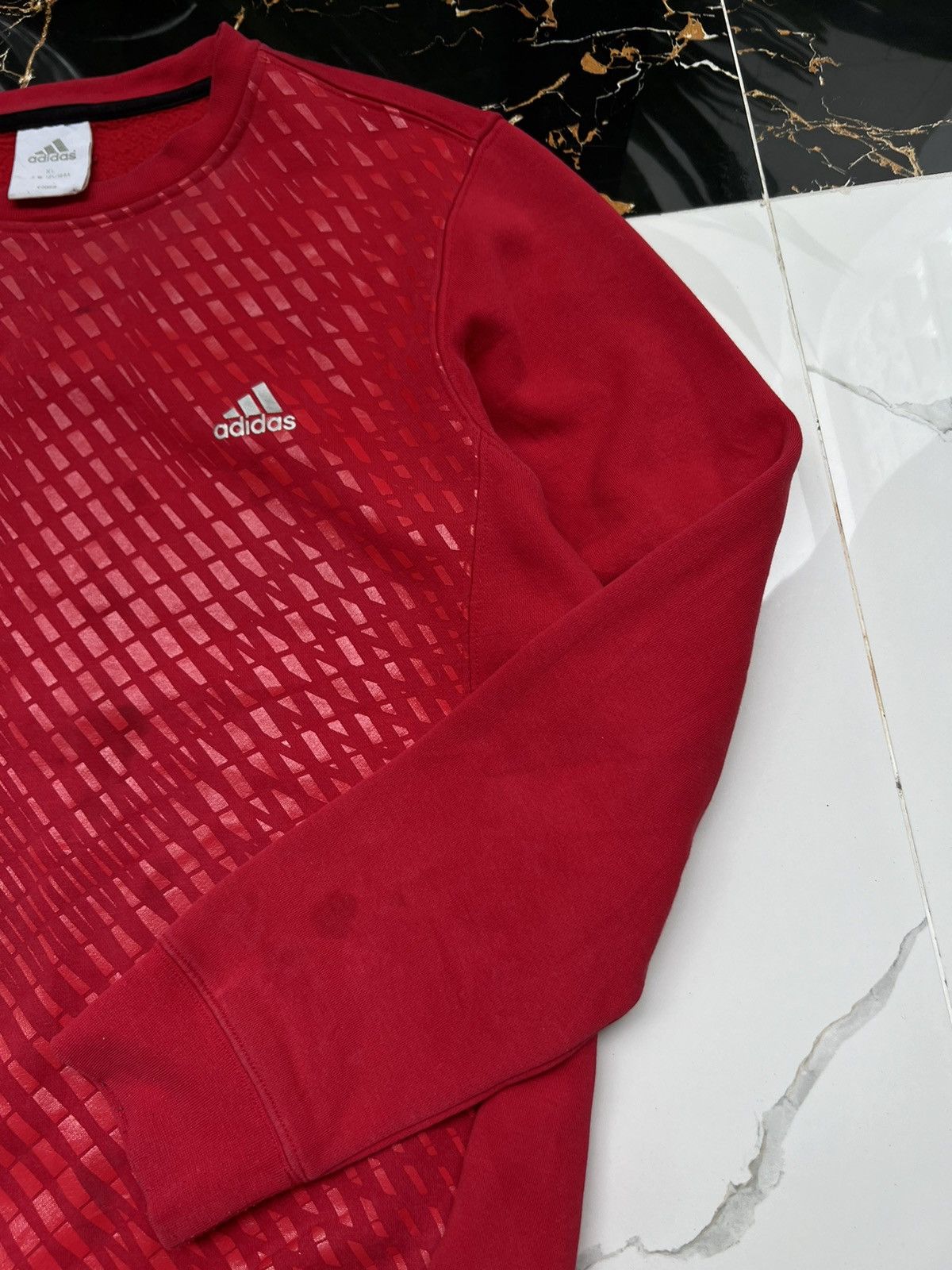 Adidas × Vintage 90’s ADIDAS RETRO RARE CREWNECK Y2K Size US XL / EU 56 / 4 - 4 Thumbnail