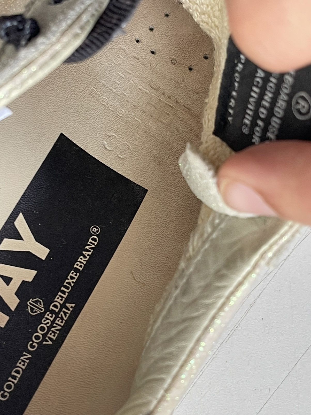 Designer × Golden Goose Golden Goose May leather suede sneakers Size US 6 / IT 36 - 8 Thumbnail
