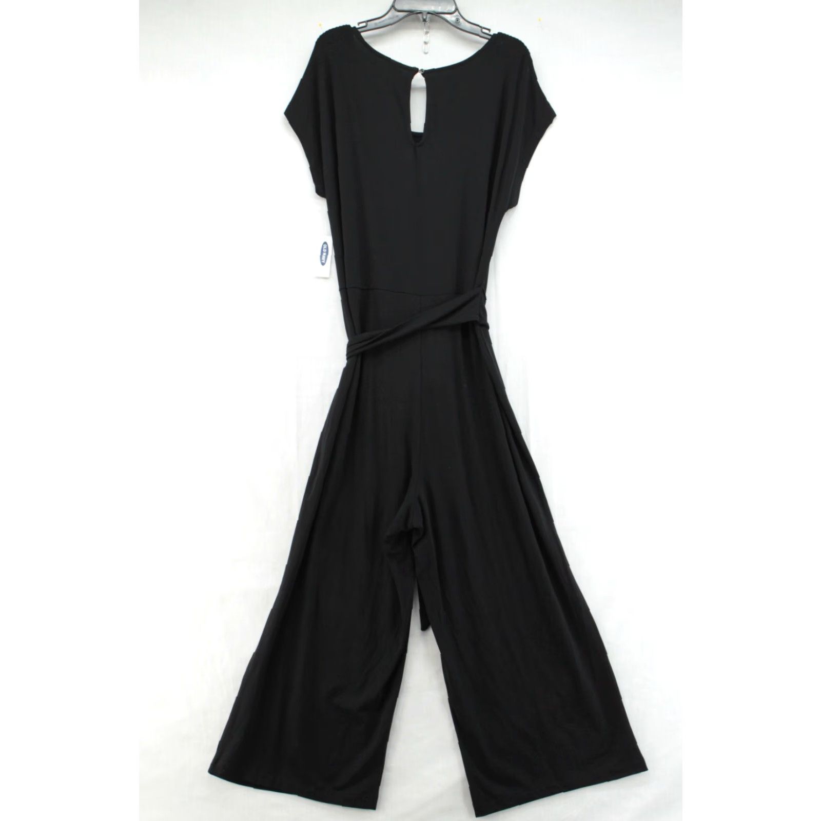 Old Navy Old Navy Jumpsuit Women's Medium Black Belted Boho Goth Minimalist Size M / US 6-8 / IT 42-44 - 4 Thumbnail