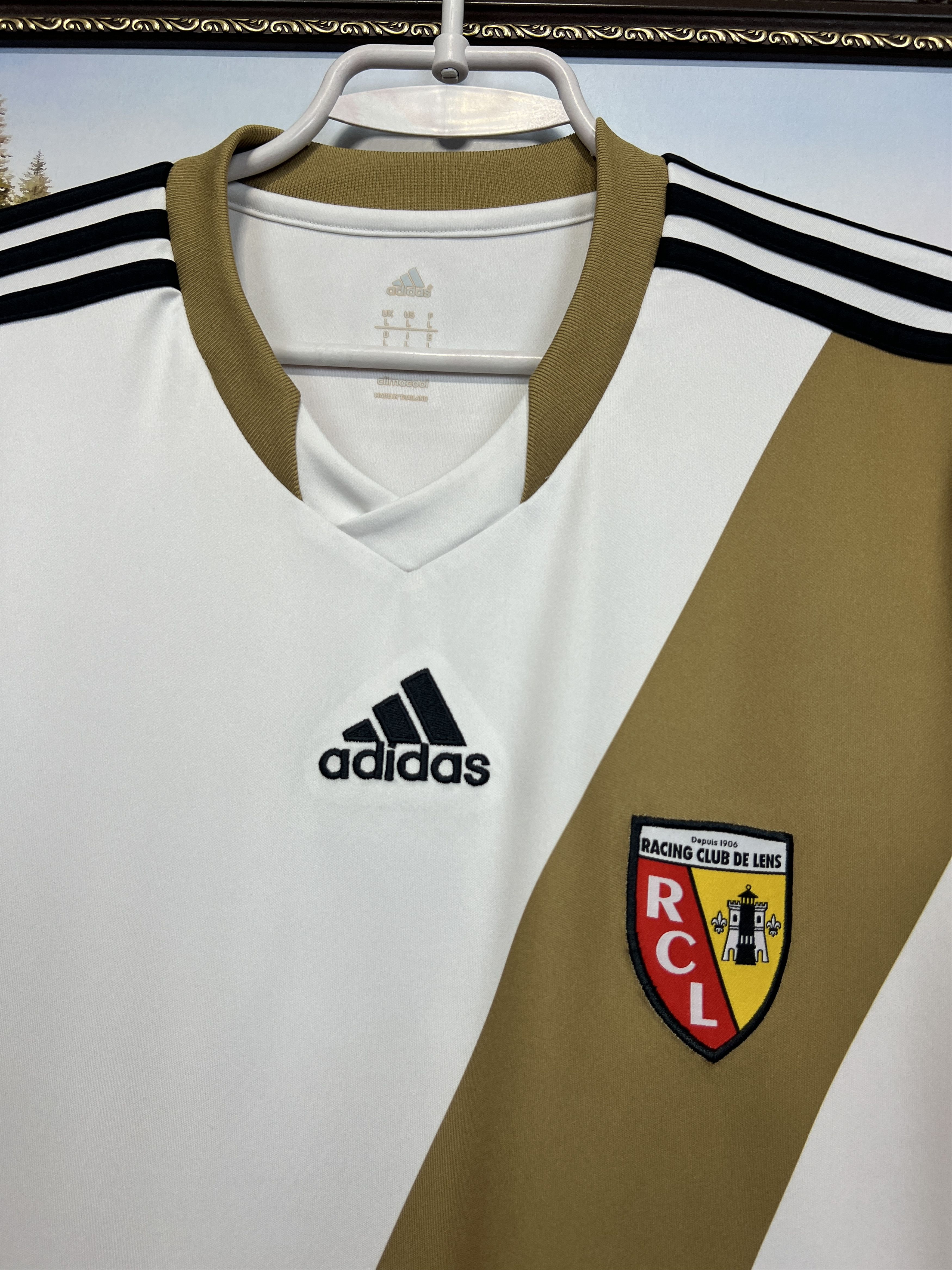 Adidas Lens Away football shirt Soccer Long Sleeve Jersey Trikot Size US L / EU 52-54 / 3 - 3 Thumbnail