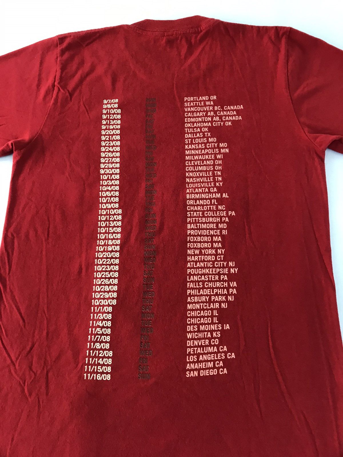 Band Tees Hanson The Walk Around The World US Tour 2008 Band Rock Tee Size US S / EU 44-46 / 1 - 5 Thumbnail