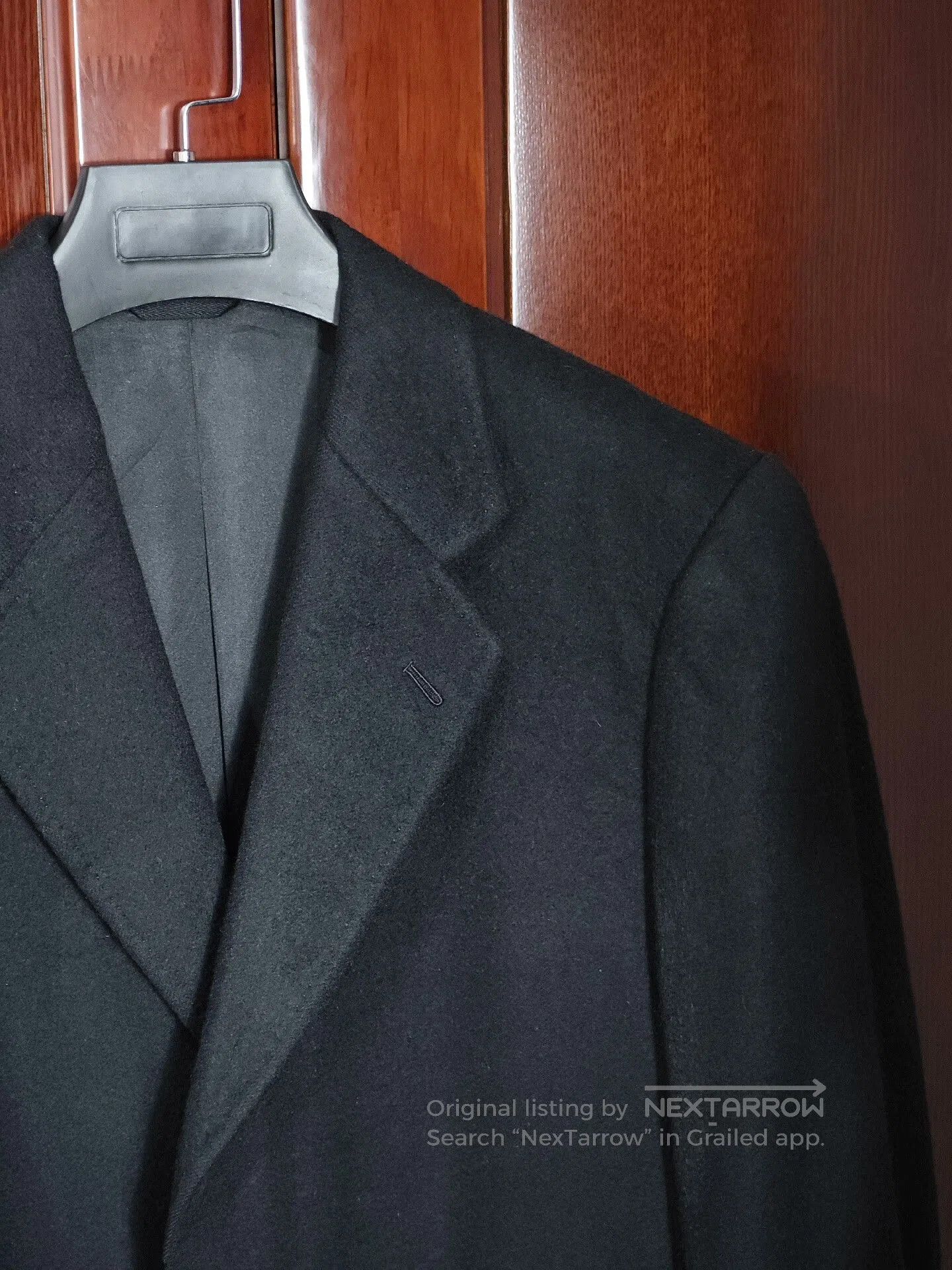 Crombie Custom Black Cashmere Overcoat. Size US M / EU 48-50 / 2 - 3 Thumbnail