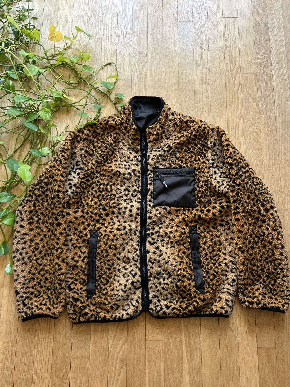 supreme leopard jacket size M G-DRAGON着用 supreme leopard jacket size M G-DRAGON着用 SUPREME Leopard