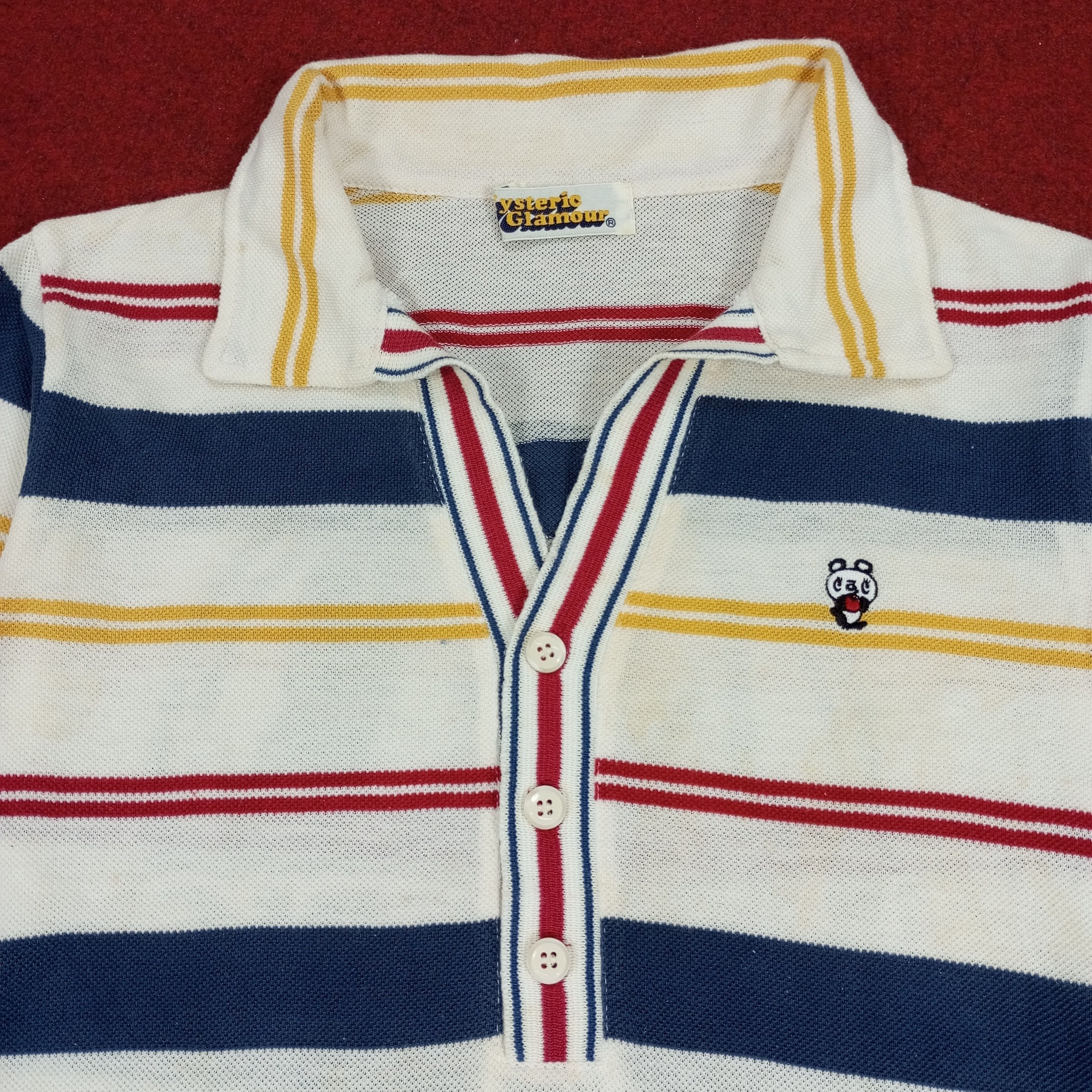 Hysteric Glamour × Japanese Brand × Vintage Hysteric Glamour Japanese Brand Custom Art Long Sleeve Polos Size XS / US 0-2 / IT 36-38 - 4 Thumbnail