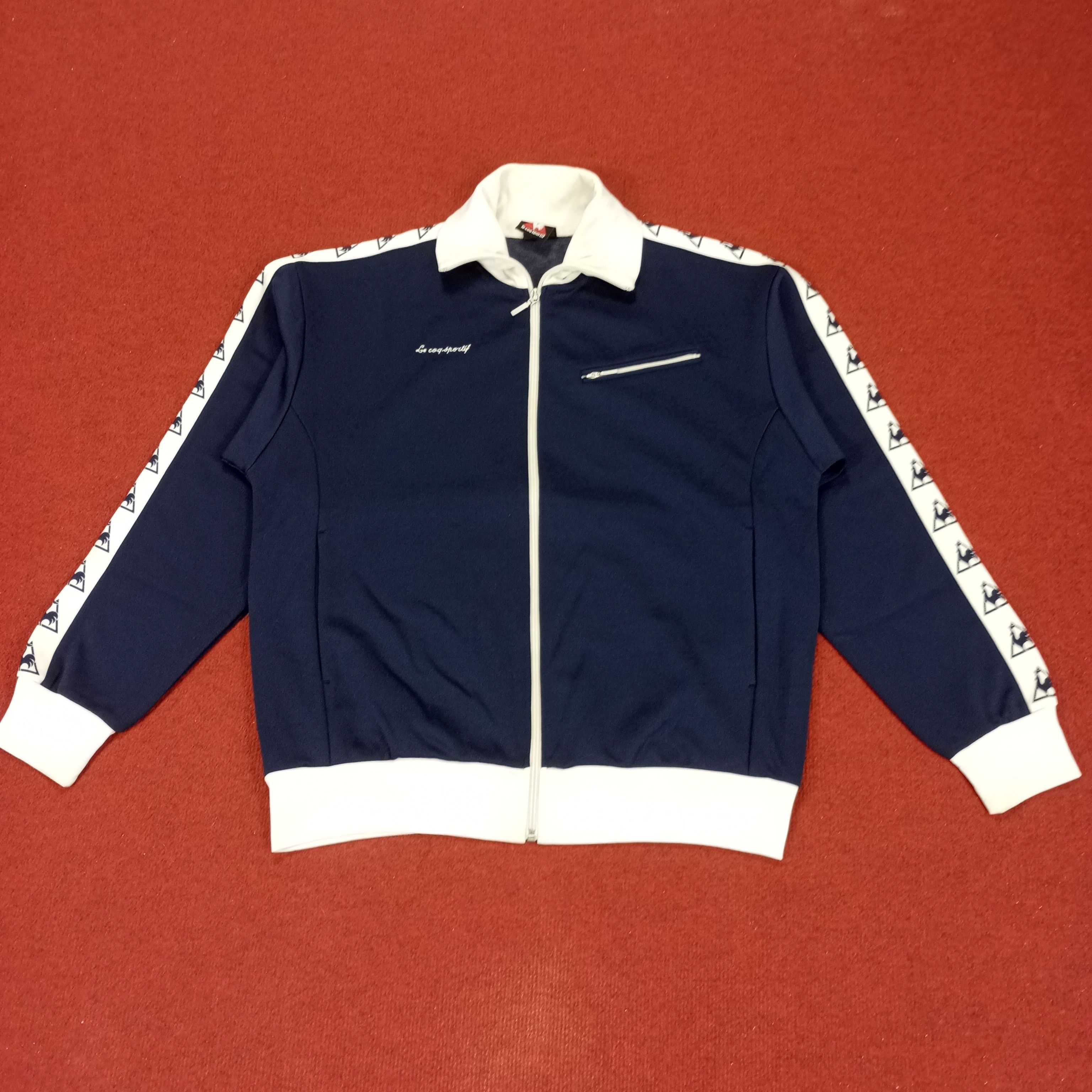 Le Coq Sportif × Vintage Le Coq Sportif Nice Design Sport Style Sweater Size US L / EU 52-54 / 3 - 1 Thumbnail