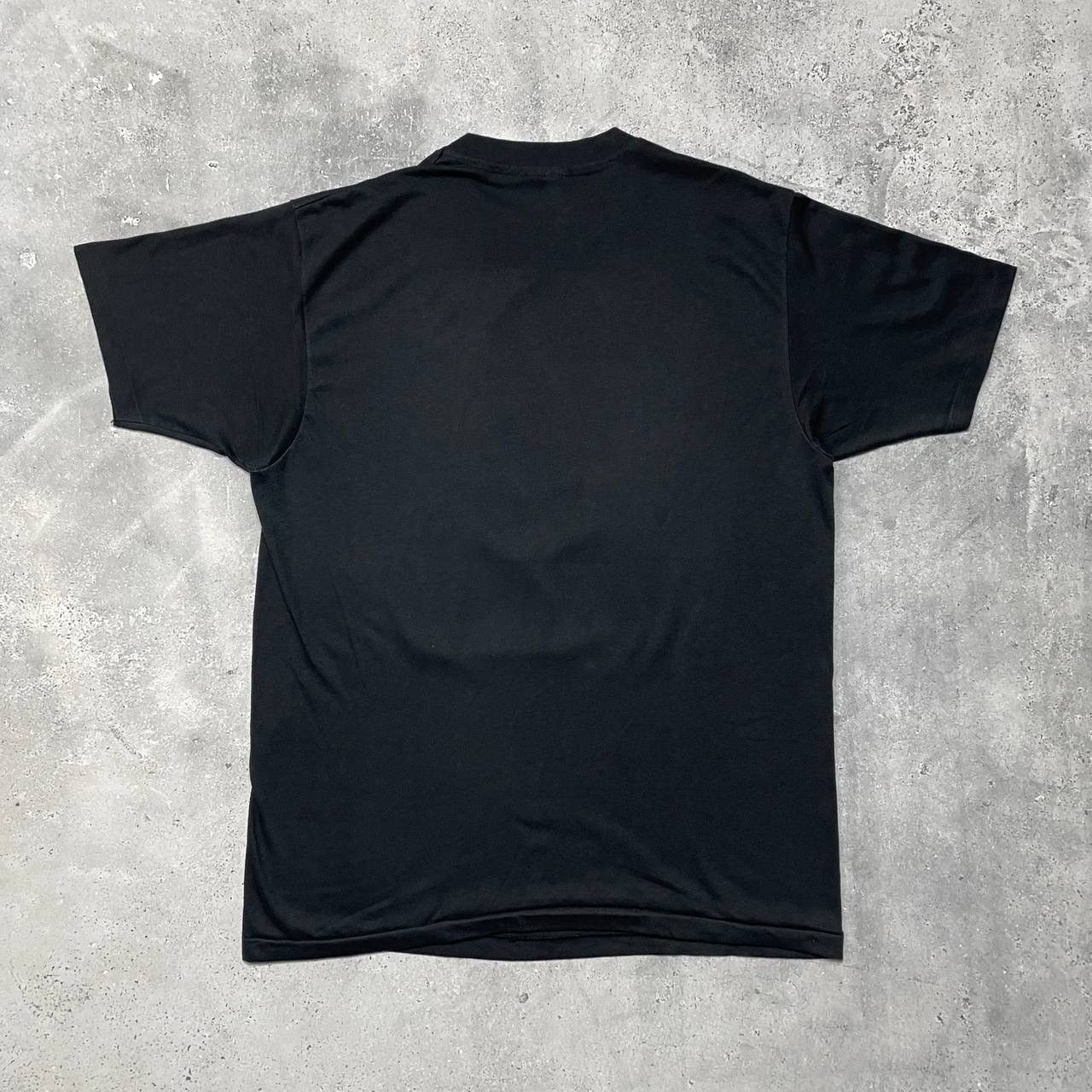 Band Tees Vintage 80s 90s Santa Claus Shit Happens Humor T Shirt Black Size US XL / EU 56 / 4 - 11 Thumbnail