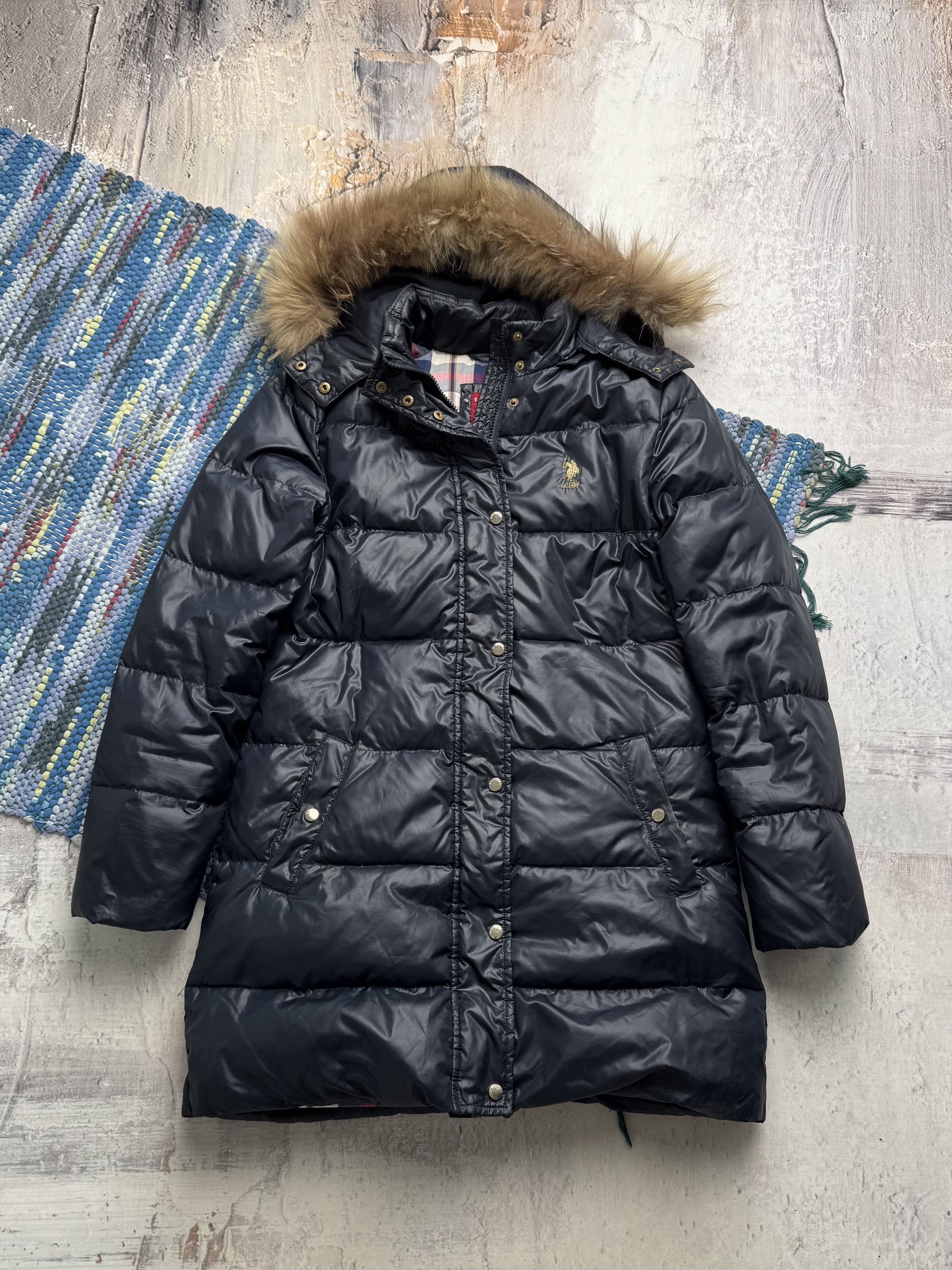 Vintage Vintage Down Puffer Jacket With Hood A8(V1)D15 Size L / US 10 / IT 46 - 1 Thumbnail