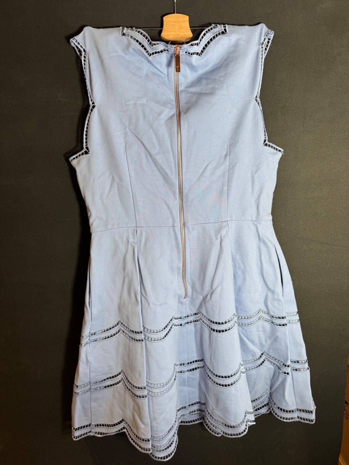 Ted Baker Ted Baker Blue Women's Summer Back Zip Up Dress Size 5 NWOT Size XS / US 0-2 / IT 36-38 - 2 Thumbnail