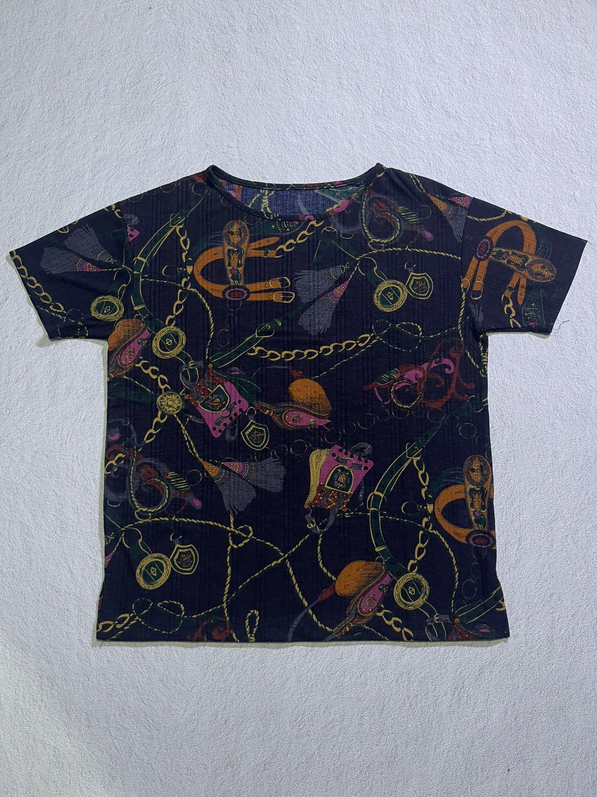 Japanese Brand VTG Y2K short tshirt full print picture rare Size US M / EU 48-50 / 2 - 1 Thumbnail