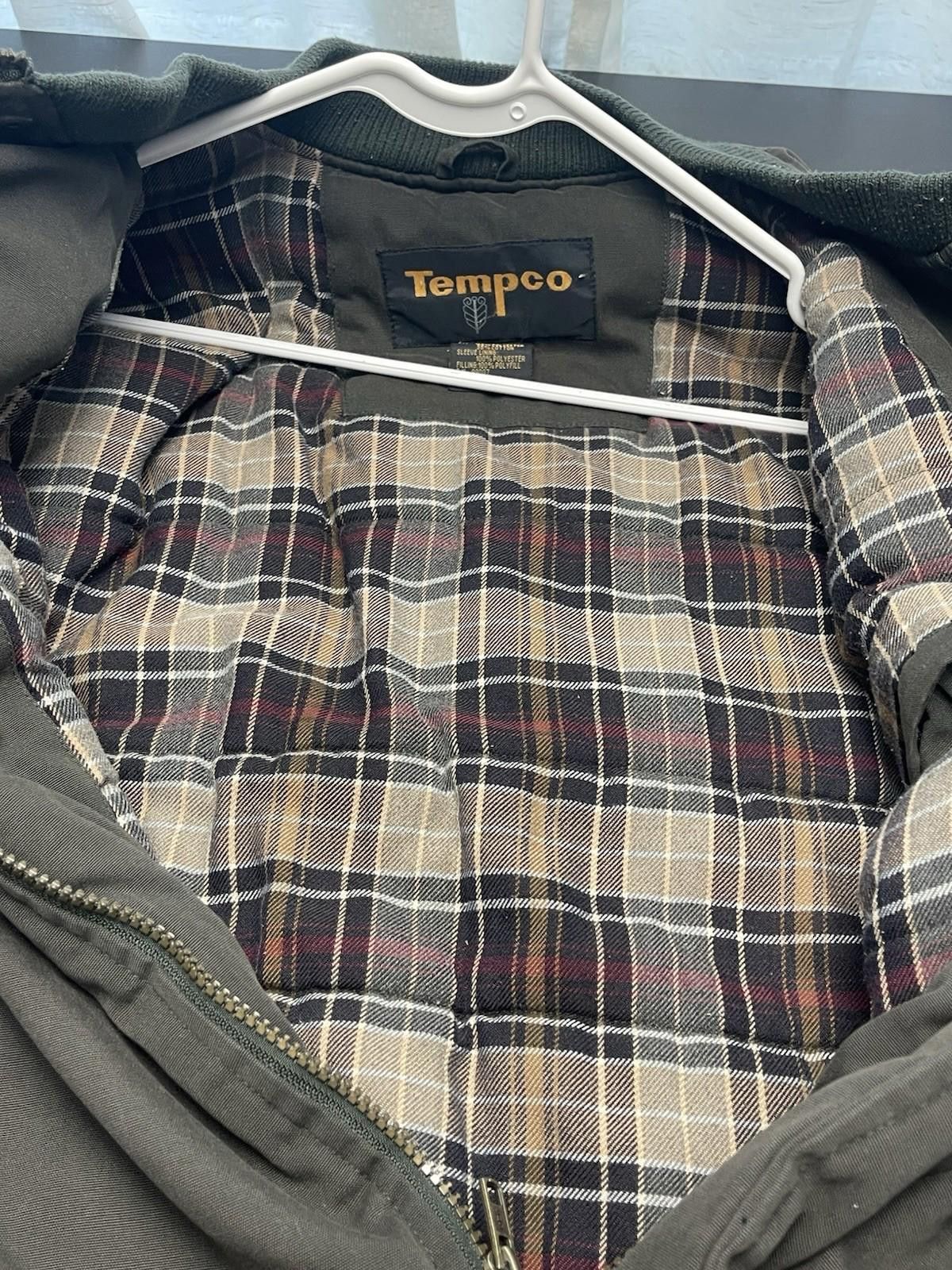 Other Tempco Grey Down Jacket Men’s Med Vintage Canvas Barn Coat Size US M / EU 48-50 / 2 - 8 Thumbnail