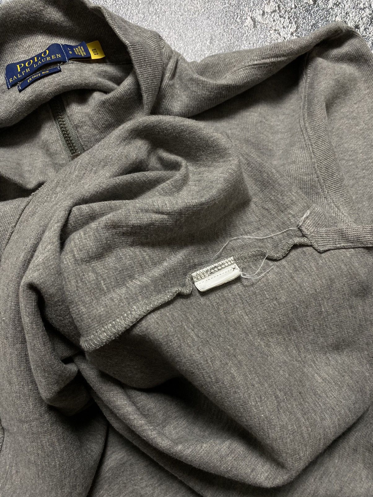 Polo Ralph Lauren × Vintage Vintage Polo Ralph Lauren 1/3 zip box fit y2k sweater Size US L / EU 52-54 / 3 - 9 Thumbnail