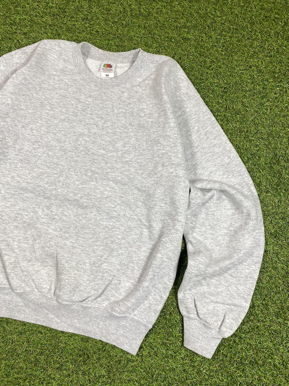 Vintage Vintage 90s Blank sweatshirt streetwear style size M Size US M / EU 48-50 / 2 - 1 Thumbnail