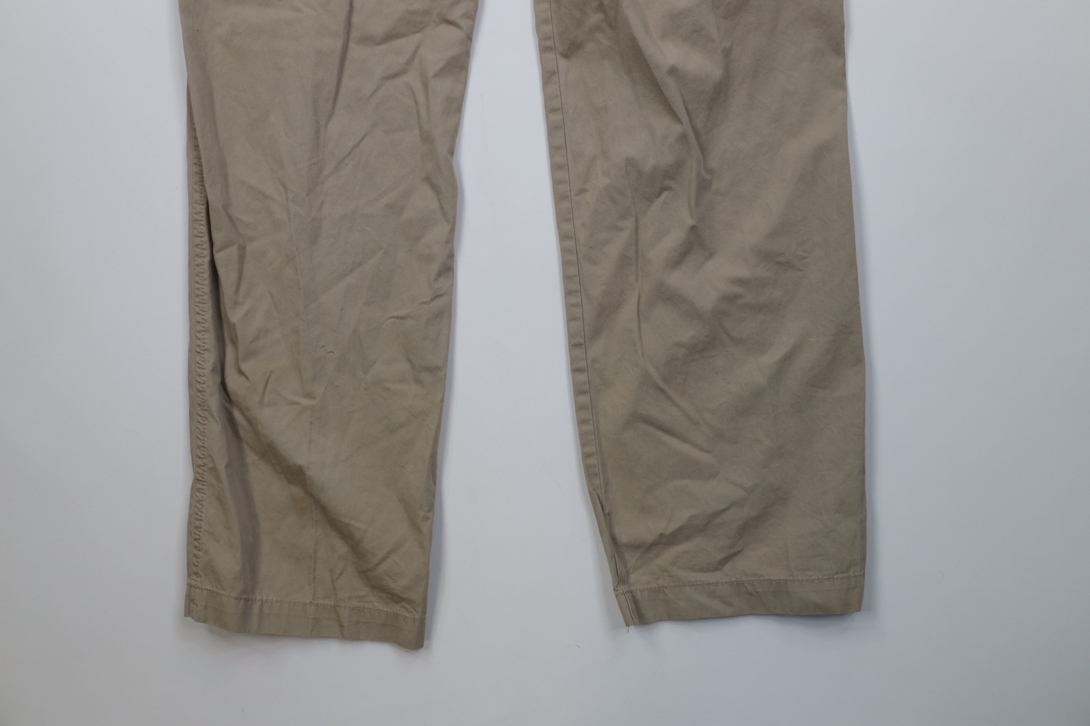 Calvin Klein Vintage 90s Y2K Calvin Klein Straight Leg Chino Pants Beige Size US 32 / EU 48 - 13 Thumbnail