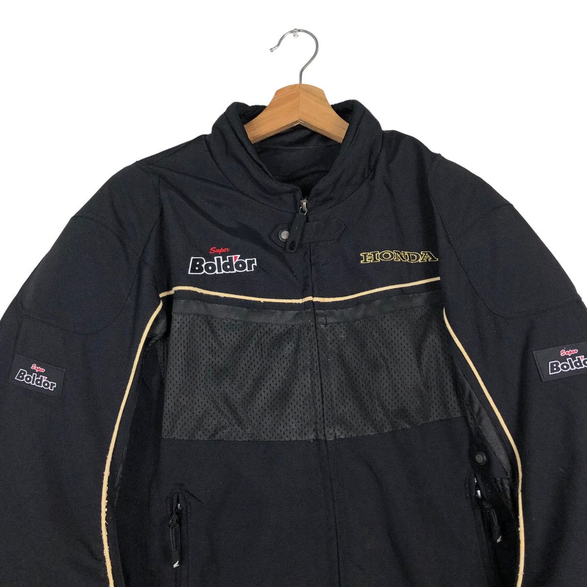 Hein Gericke 🔥Vintage Biker Jacket Racing Sport Safety Honda Big Logo Size US L / EU 52-54 / 3 - 3 Thumbnail