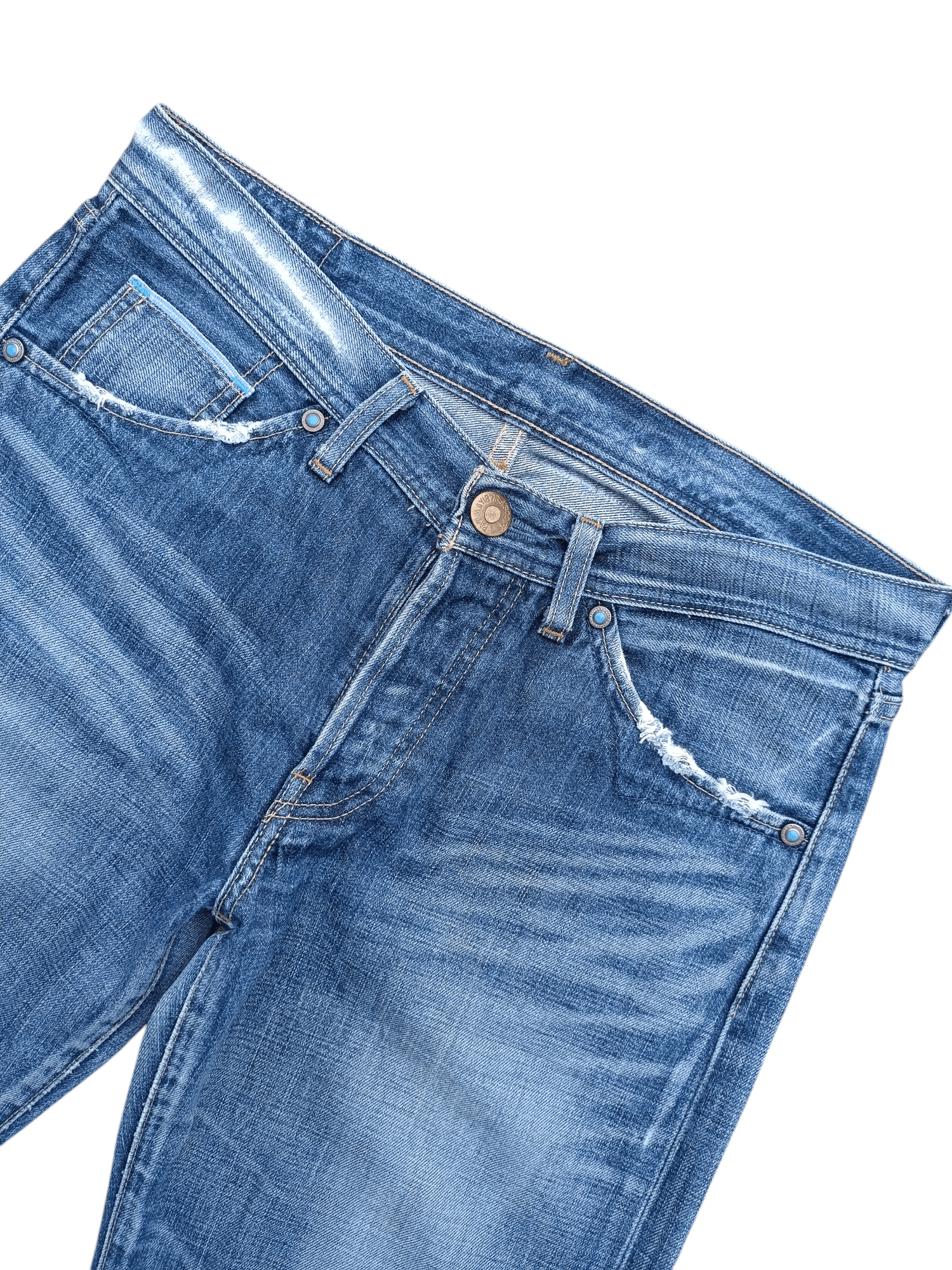 Levi's × Levi's Made & Crafted × Vintage Vintage 80s Flared Selvedge Denim Levis Jeans Size US 30 / EU 46 - 9 Thumbnail