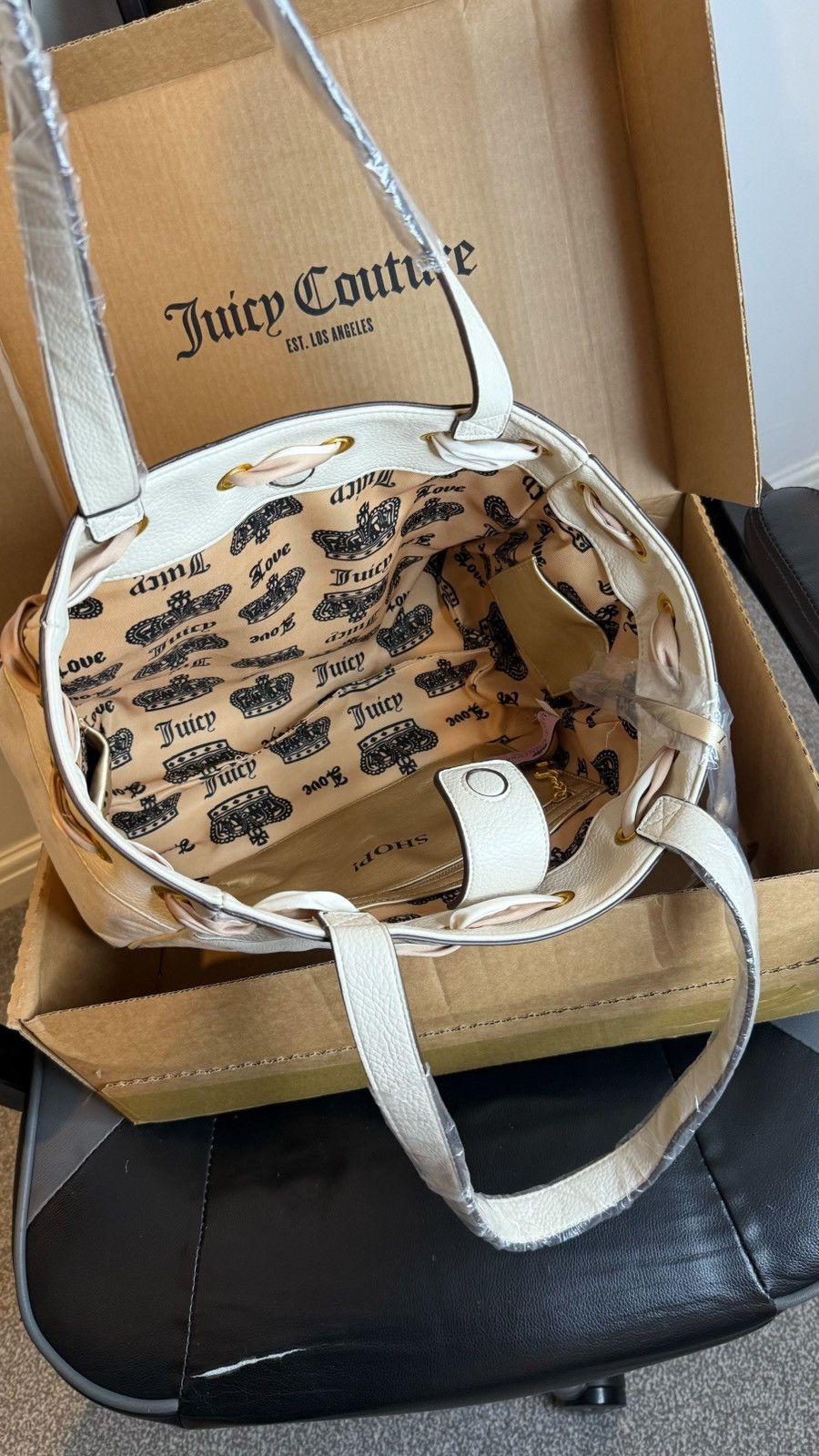 Juicy Couture Juicy Couture Sand Daydreamer Shopper Bag Size ONE SIZE - 15 Thumbnail