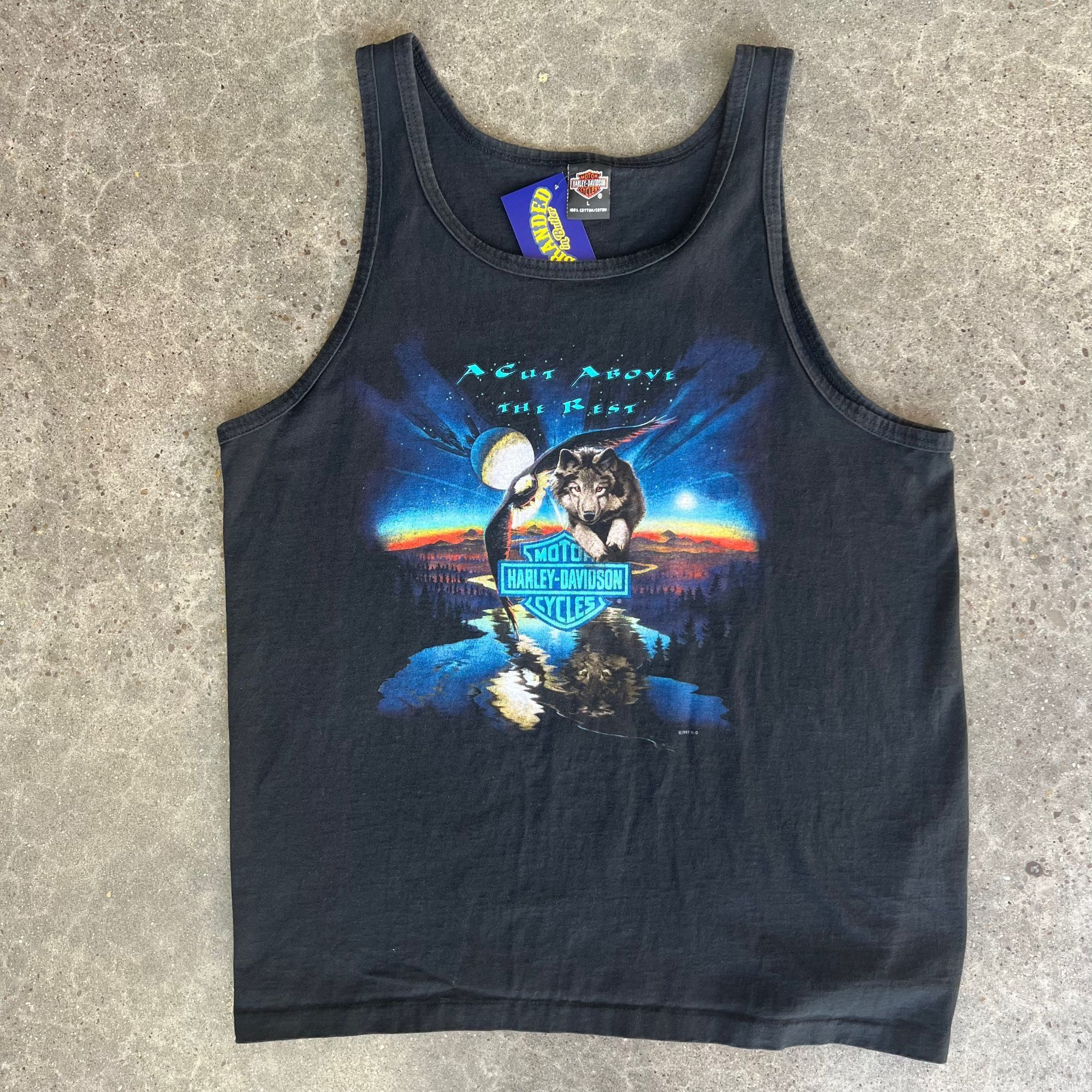 Harley Davidson × Vintage Vintage 1997 Harley Davidson Tank Top Size US L / EU 52-54 / 3 - 2 Thumbnail