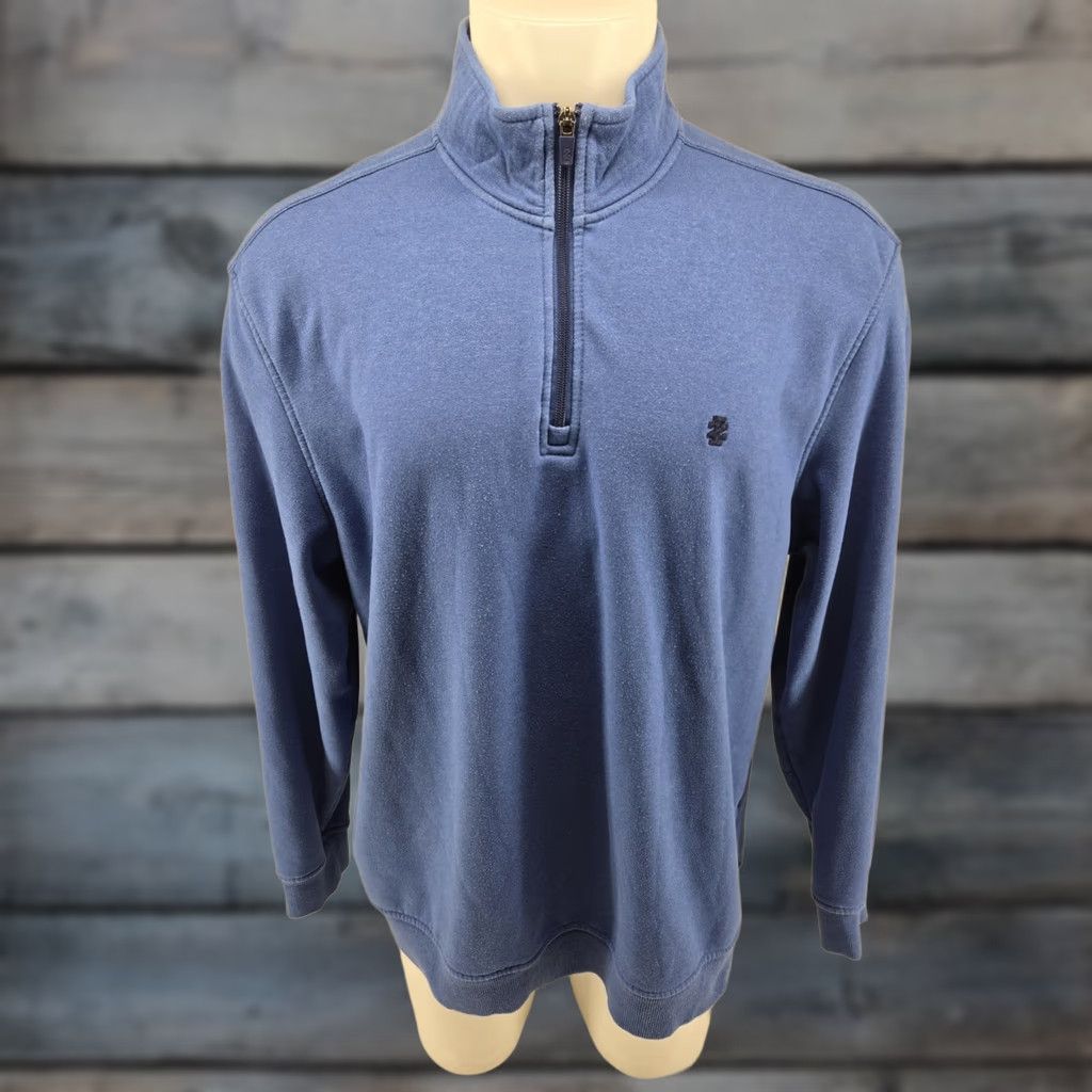 Izod VINTAGE IZOD Advantage Performance Sweatshirt 1/4 Zip Men’s Pullover XL Blue Size US XL / EU 56 / 4 - 1 Thumbnail