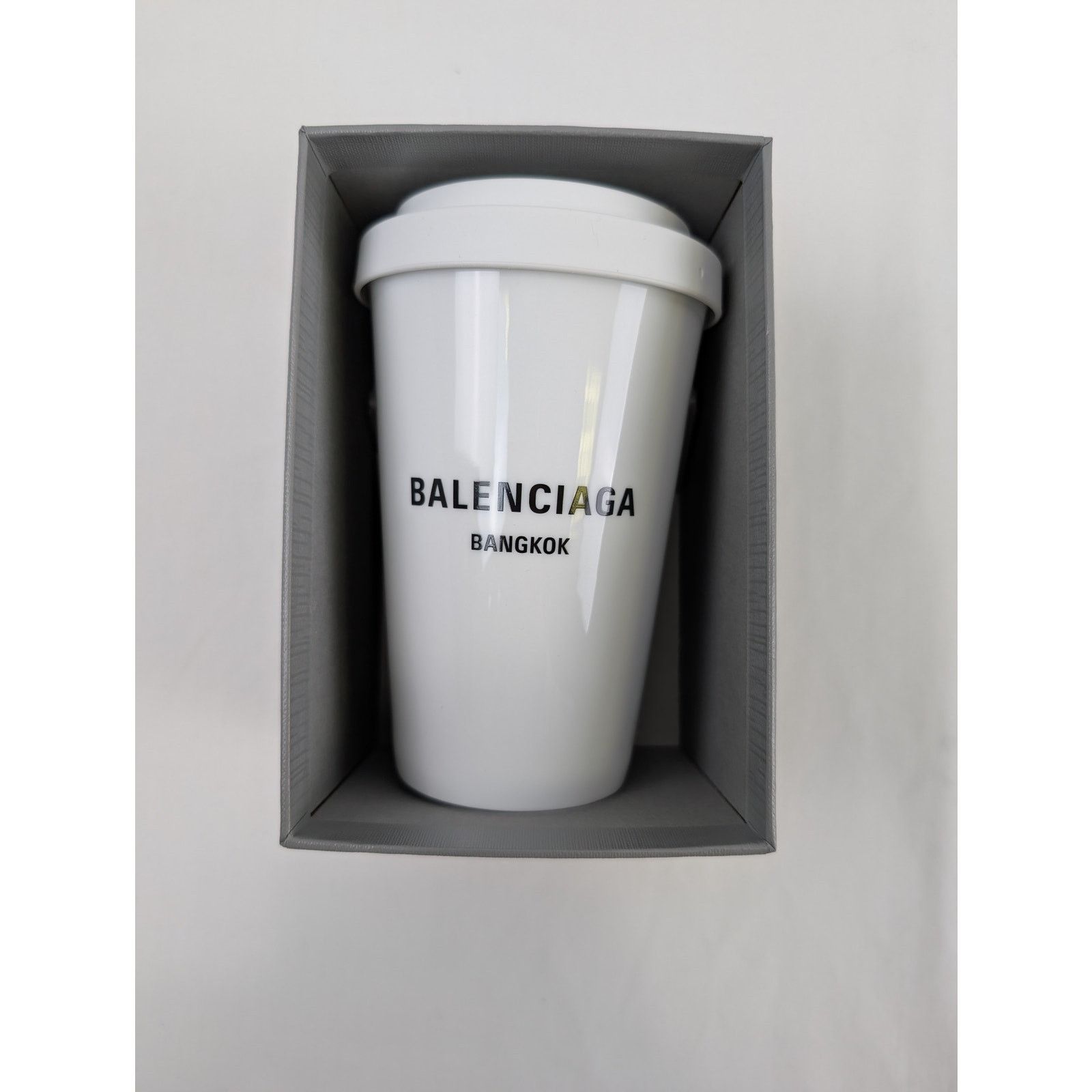 Balenciaga o1rshd1 Q:2/ Size: OS/ Bangkok Porcelain Coffee Cup in White Size ONE SIZE - 7 Thumbnail