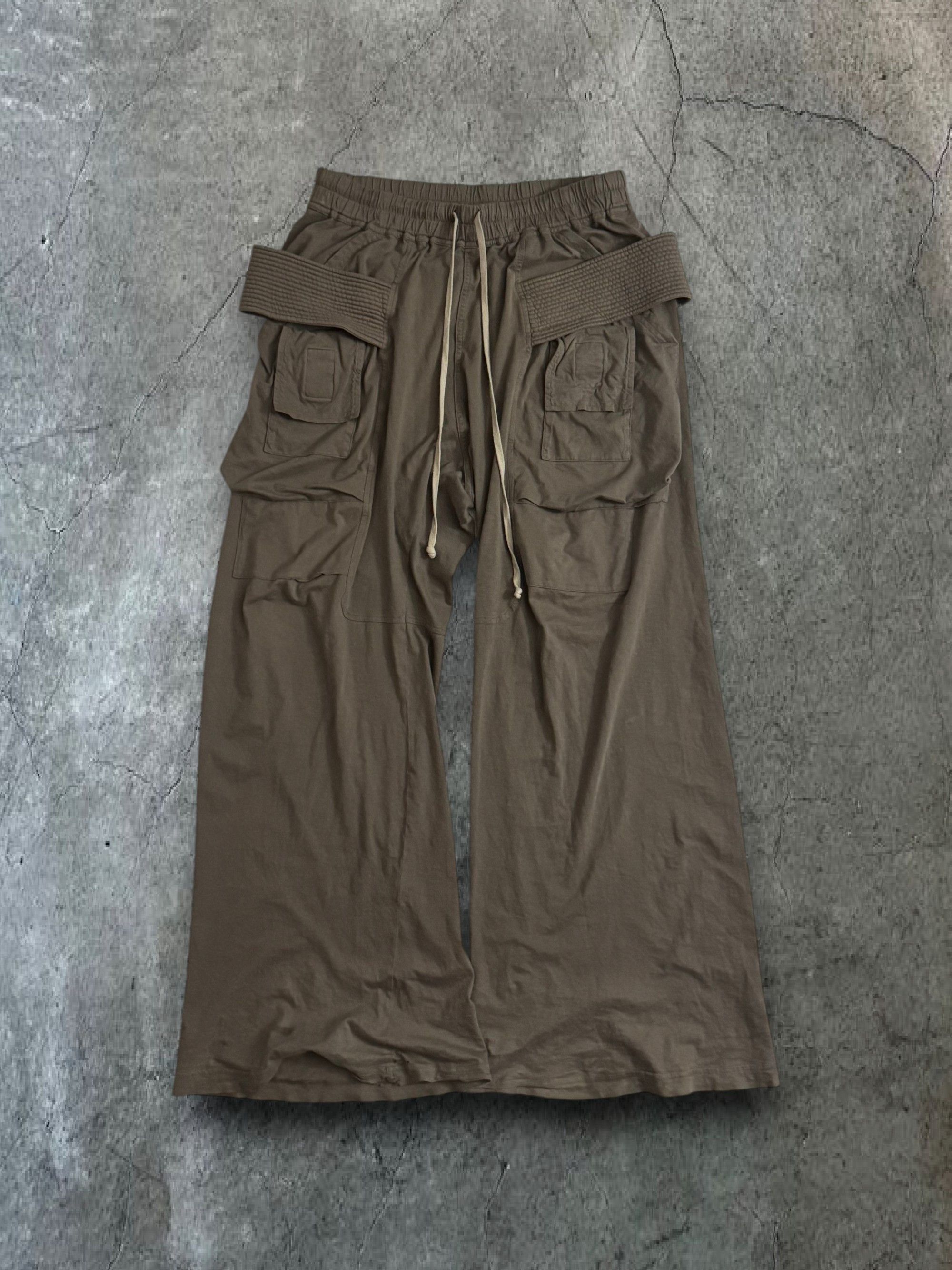 Rick Owens Drkshdw Rick Owens DRKSHDW Creatch Wide Cargo Pants Size US 32 / EU 48 - 1 Thumbnail