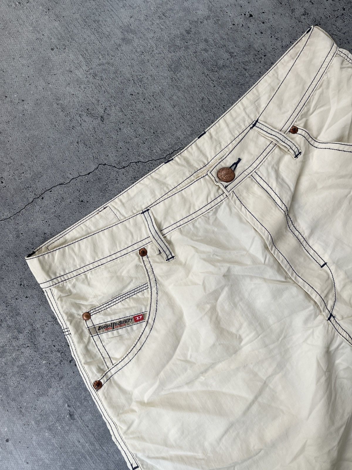Diesel × Vintage Vintage Diesel Nylon Y2K Shorts Size US 32 / EU 48 - 5 Thumbnail