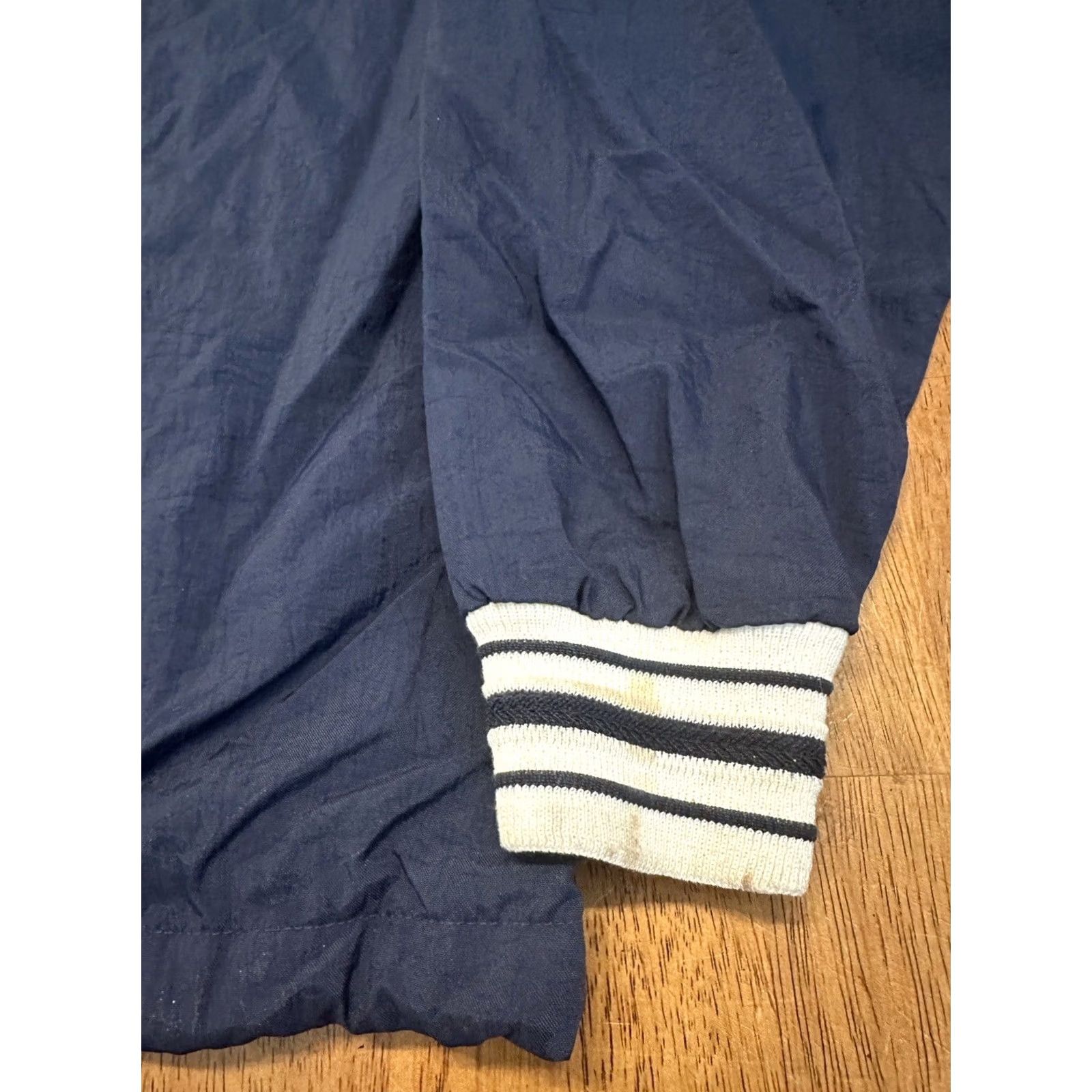 Champion VINTAGE MSNBC Champion Windbreaker Jacket L Men Navy Blue 90s Size US L / EU 52-54 / 3 - 5 Thumbnail