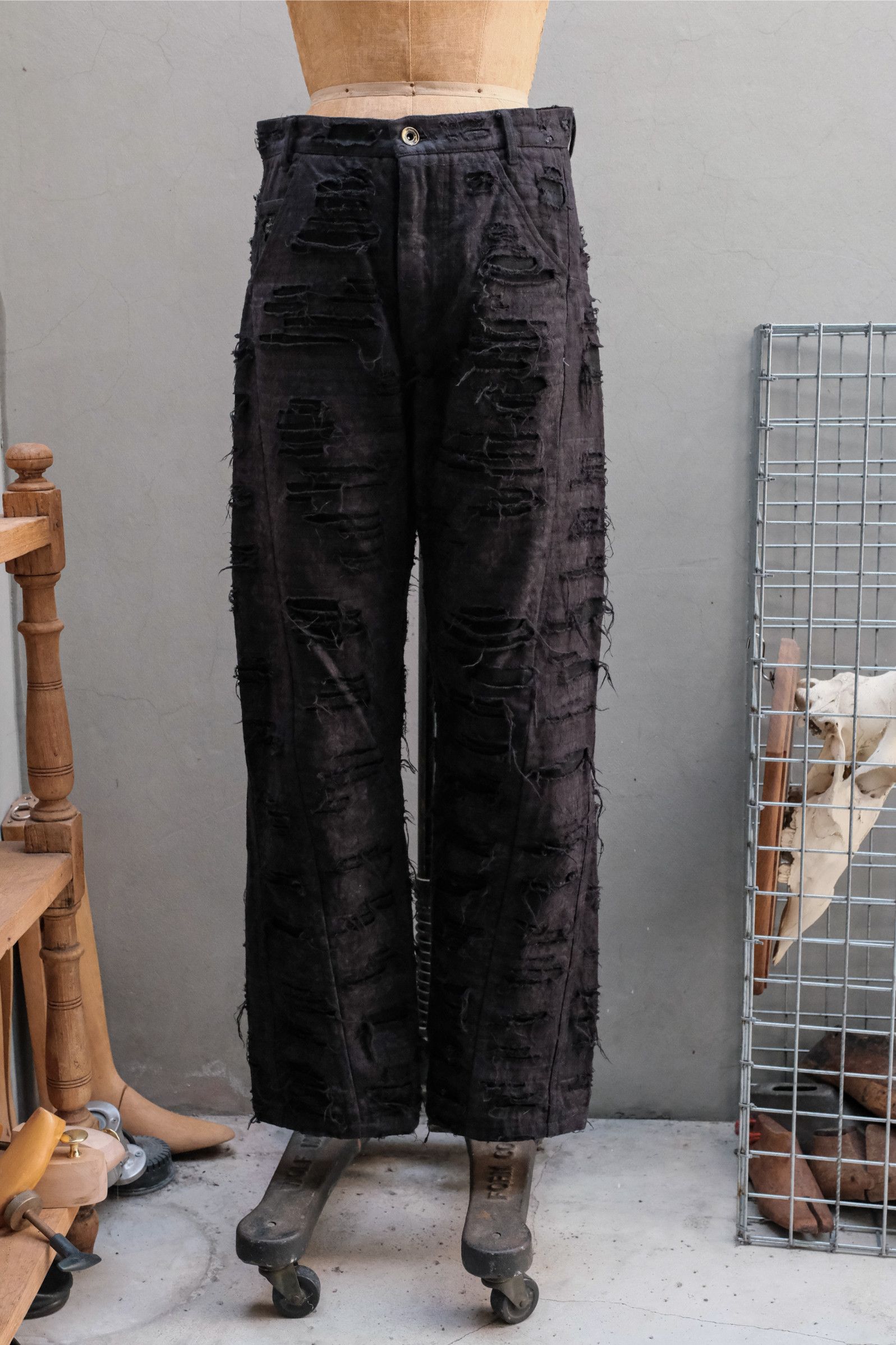 Professor.E Professor.E - E BORO JEANS 22FW-PE-TRL-02 Black Size US 31 - 1 Thumbnail