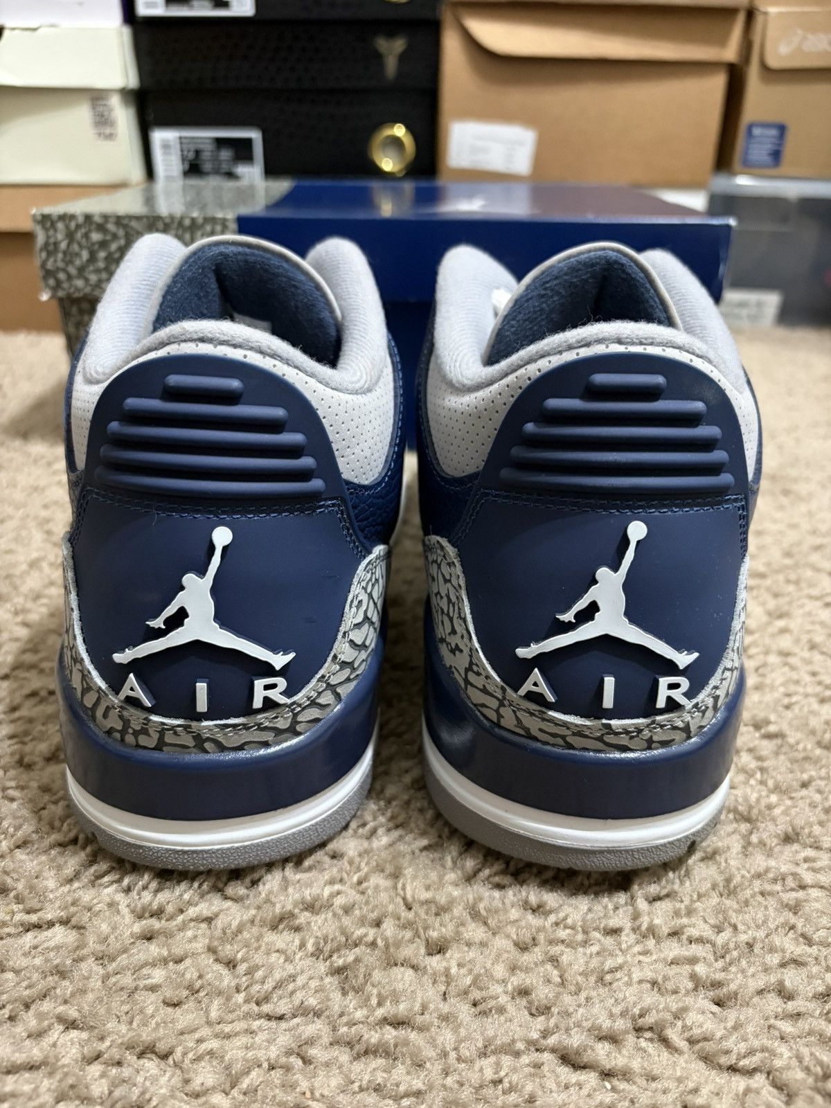 Jordan Brand Size 12 - Jordan 3 Retro Georgetown (2021) (CT8532-401) Size US 12 / EU 45 - 4 Thumbnail