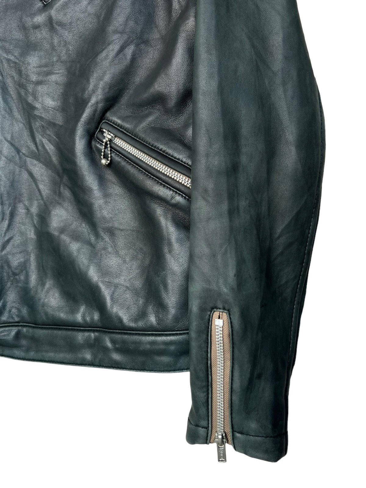 Hysteric Glamour Hysteric Glamour Leather Jacket Multi Zip Perfecto Hoodie Size S / US 4 / IT 40 - 8 Thumbnail