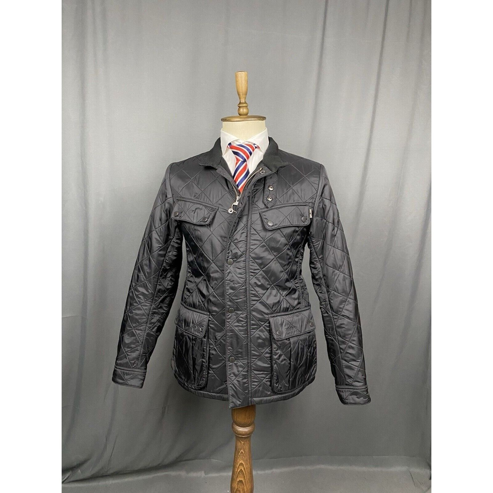 Barbour Barbour International Ariel Polarquit Men's Black Jacket Siz Size US M / EU 48-50 / 2 - 1 Thumbnail