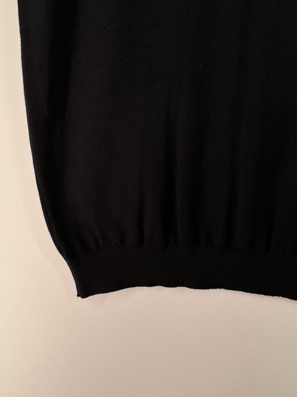 Zara Zara Black Knitted Tee Black Size US M / EU 48-50 / 2 - 4 Thumbnail