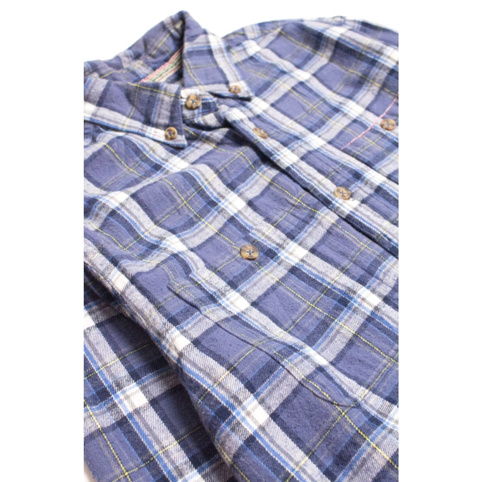 Vintage VINTAGE Boston Traders Shirt Small Blue Plaid Flannel Cotton Size US S / EU 44-46 / 1 - 2 Thumbnail