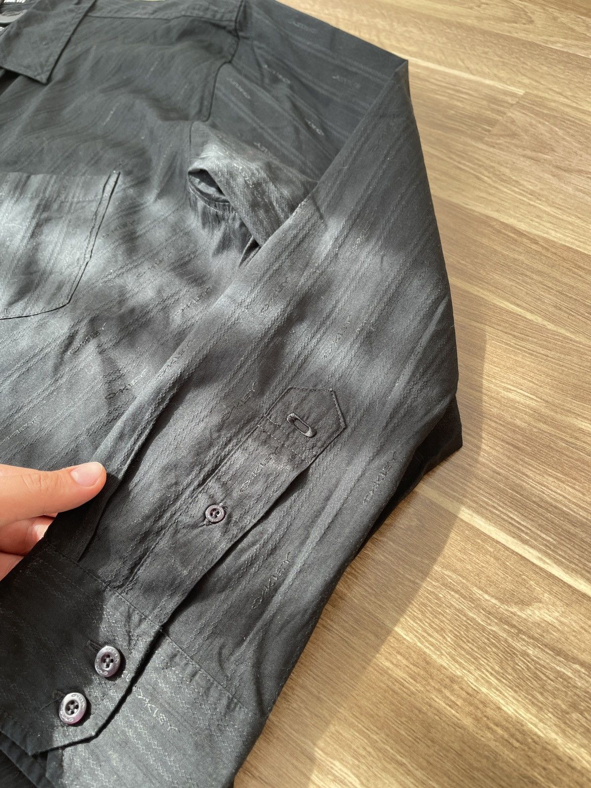 Oakley Y2K Vintage Oakley True Fit Cotton Black Monogram Shirt XXL Size US XXL / EU 58 / 5 - 5 Thumbnail