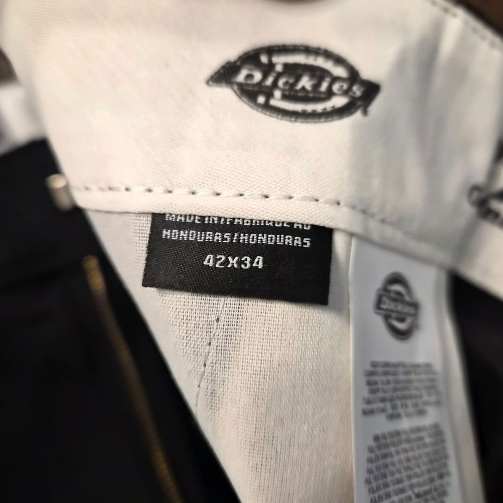 Dickies Dickies Original Fit 874 Men's Work Pants 42x34 Black Workwear NWT G073 Dickies 874 Pants Men's Straight Leg Flat Front Zip Closure Size US 42 / EU 58 - 5 Thumbnail