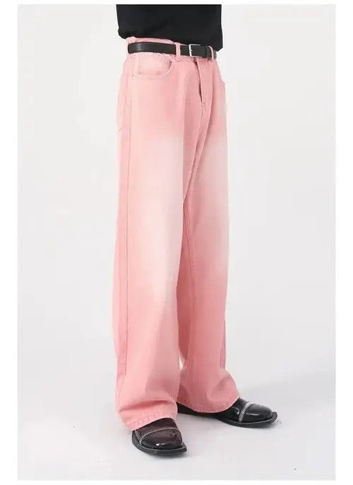 Japanese Brand × Jean Retro washed damaged baggy jeans y2k hip hop Size US 32 / EU 48 - 4 Thumbnail