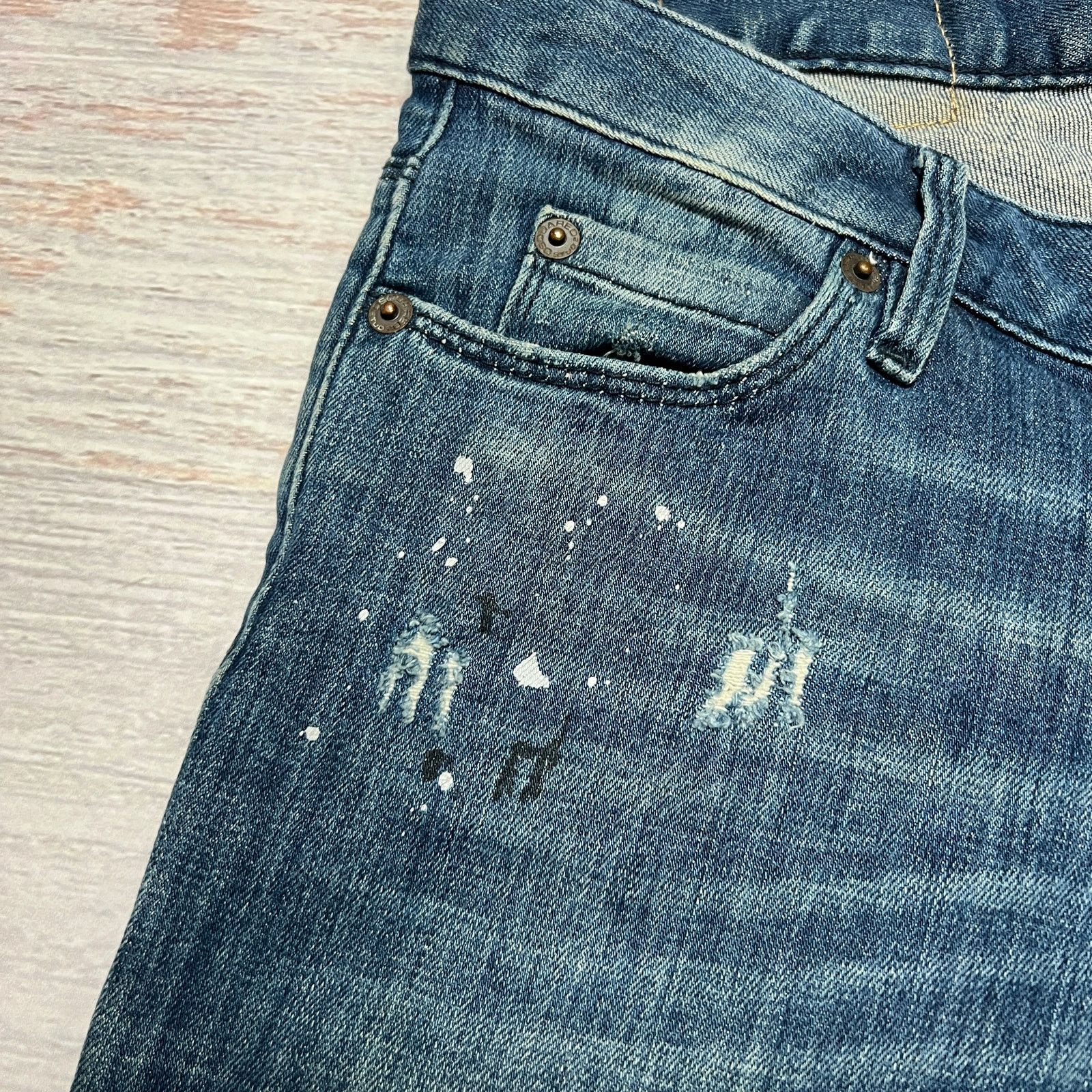Dsquared2 Dsquared2 Paint Splatter Skinny Jeans Distressed Italy 40 Size US 29 - 10 Thumbnail