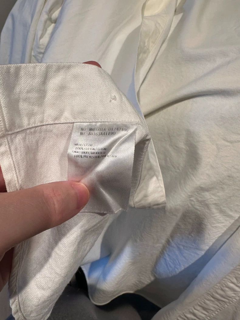 Thom Browne Thom Browne White shirt Size US L / EU 52-54 / 3 - 6 Thumbnail