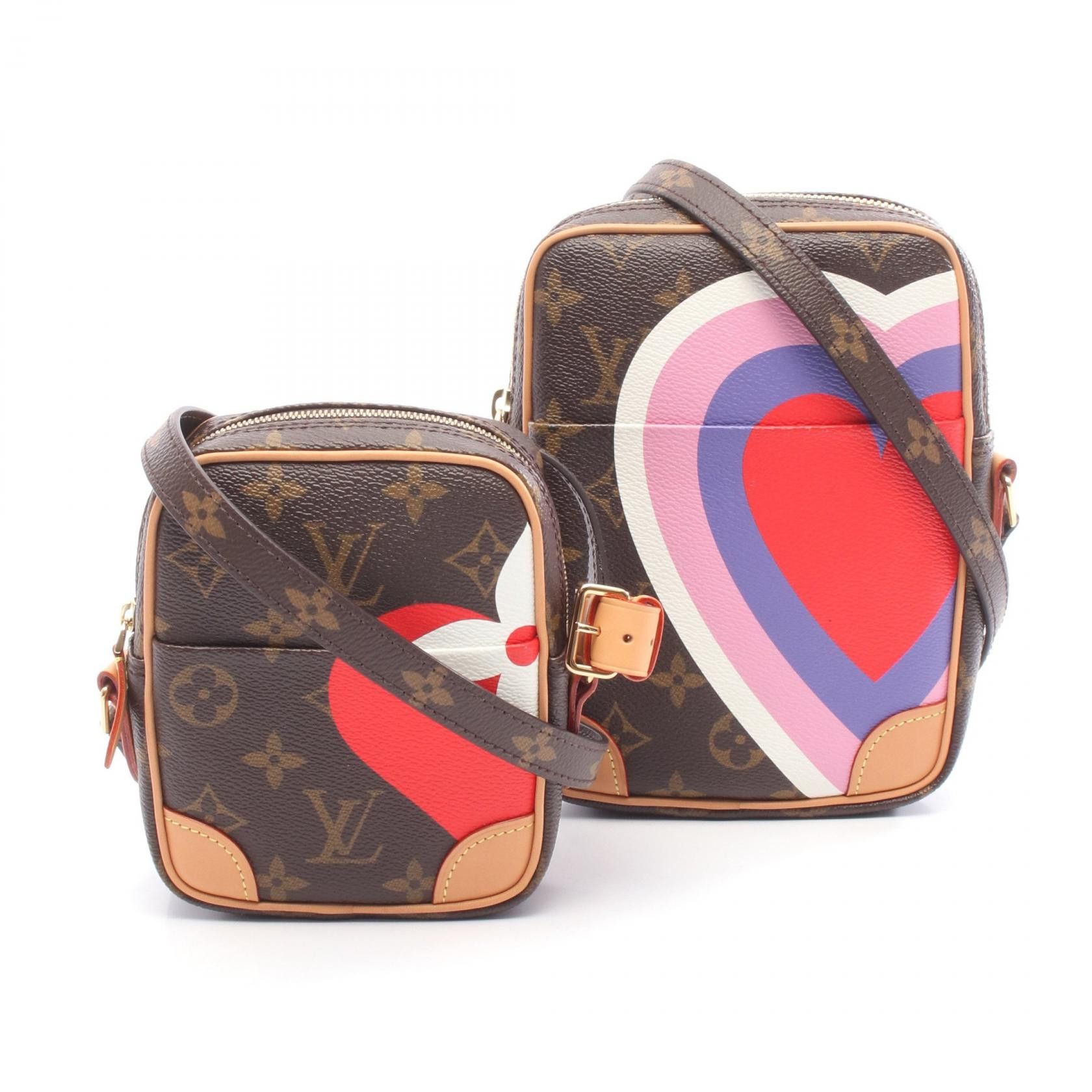 Louis Vuitton Louis Vuitton Louis Vuitton Paname Set Game On Monogram PVC Coated Canvas Leather Shoulder Bag Textile Shoulder Bag M57450 DUTY FREE for USA Size ONE SIZE - 1 Thumbnail