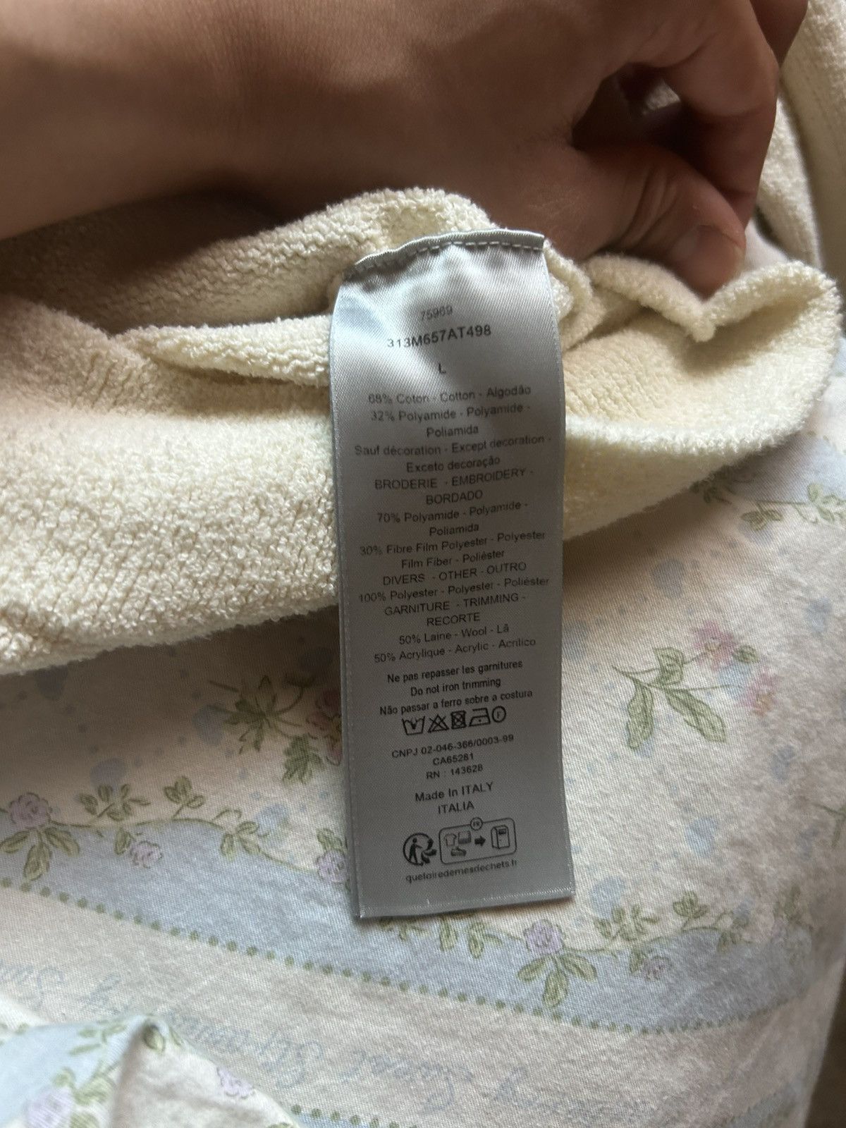 Dior Dior Bunny sweater Size US L / EU 52-54 / 3 - 3 Thumbnail