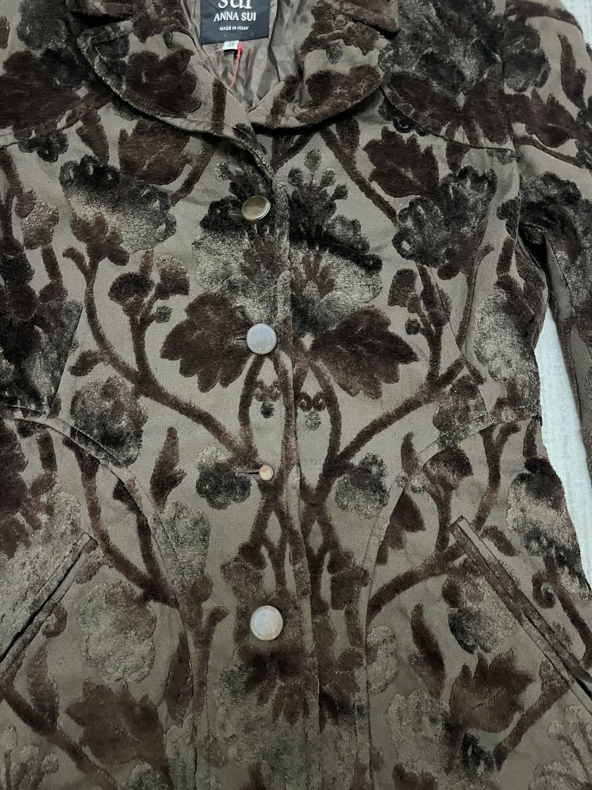 Anna Sui Vintage 80s made in italy anna sui fur jacket Size XS / US 0-2 / IT 36-38 - 4 Thumbnail